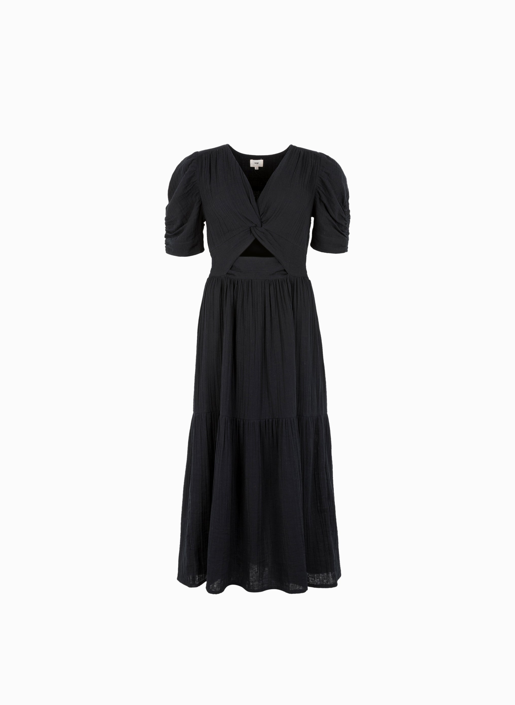 ROBE MIDI ODOUMA noir