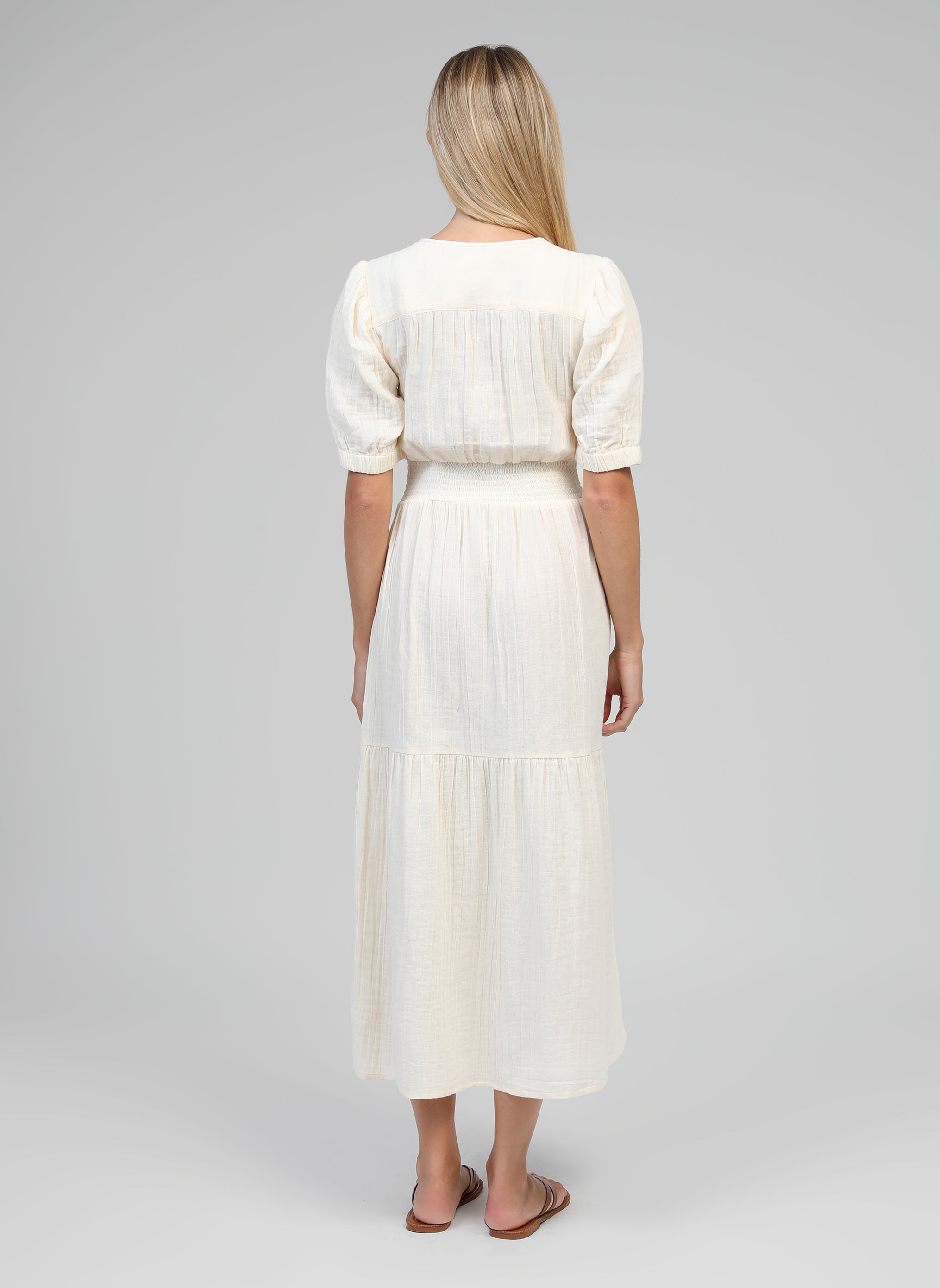 ROBE MIDI ODOUMILO ecru