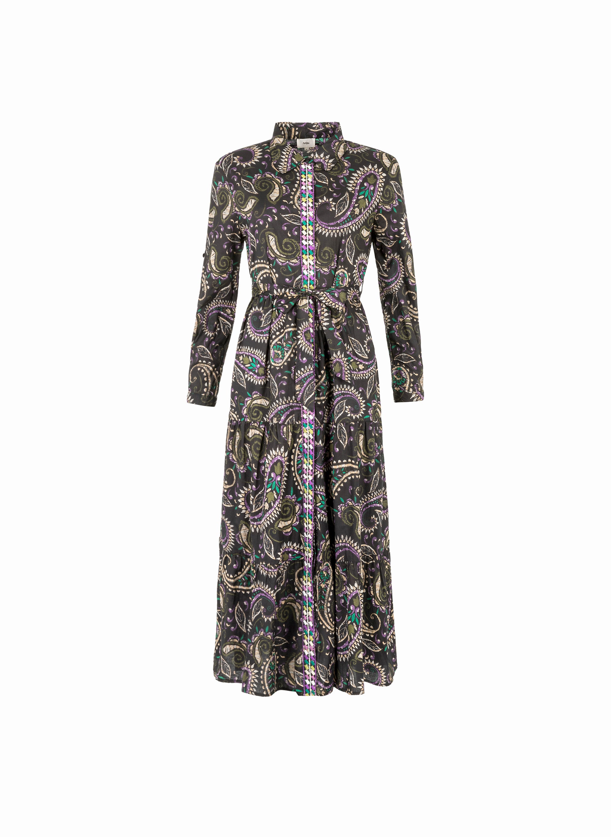 ROBE LONGUE OLINTO abigael noir