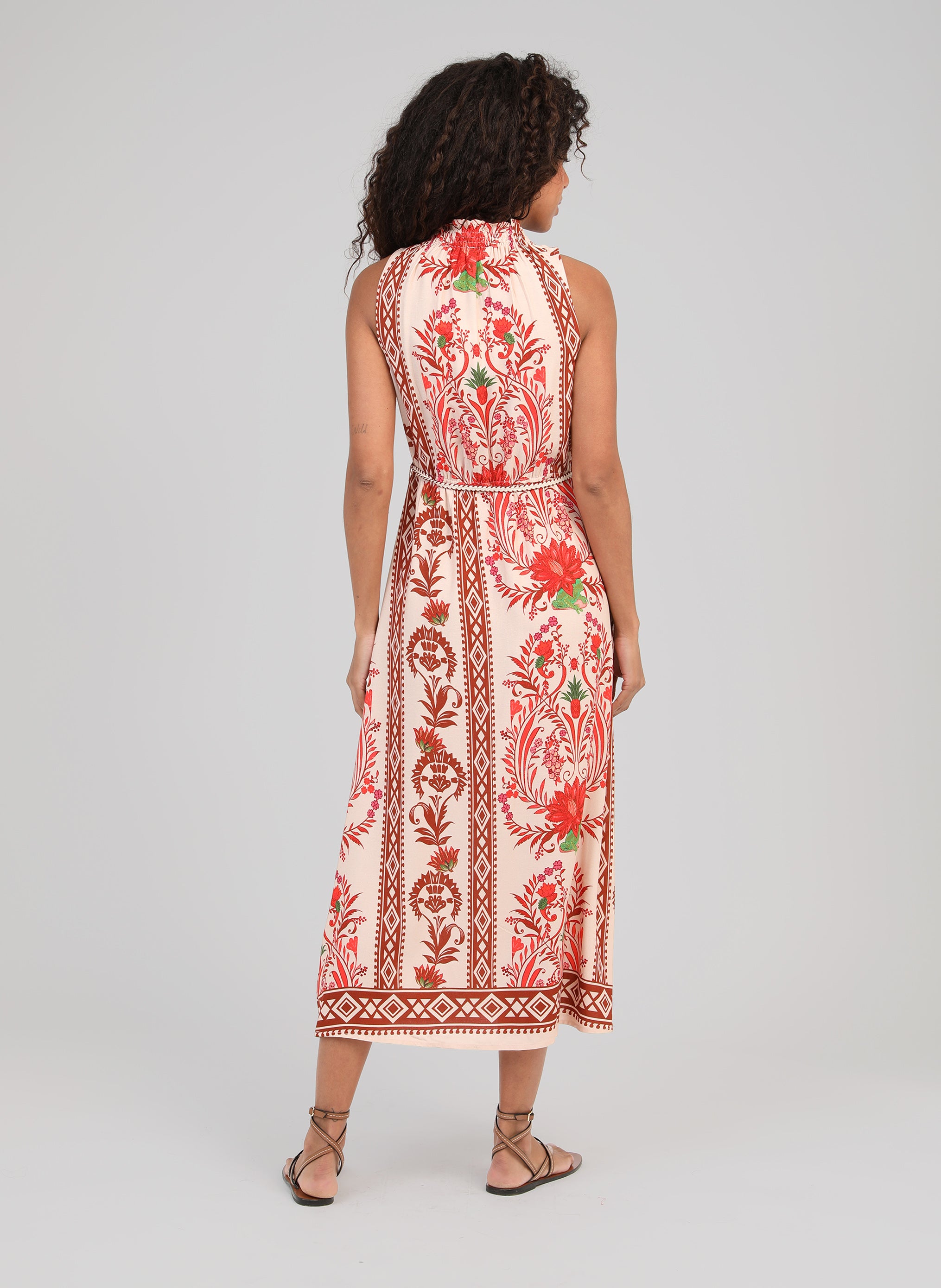 ROBE LONGUE OLUCIA tilana rouge