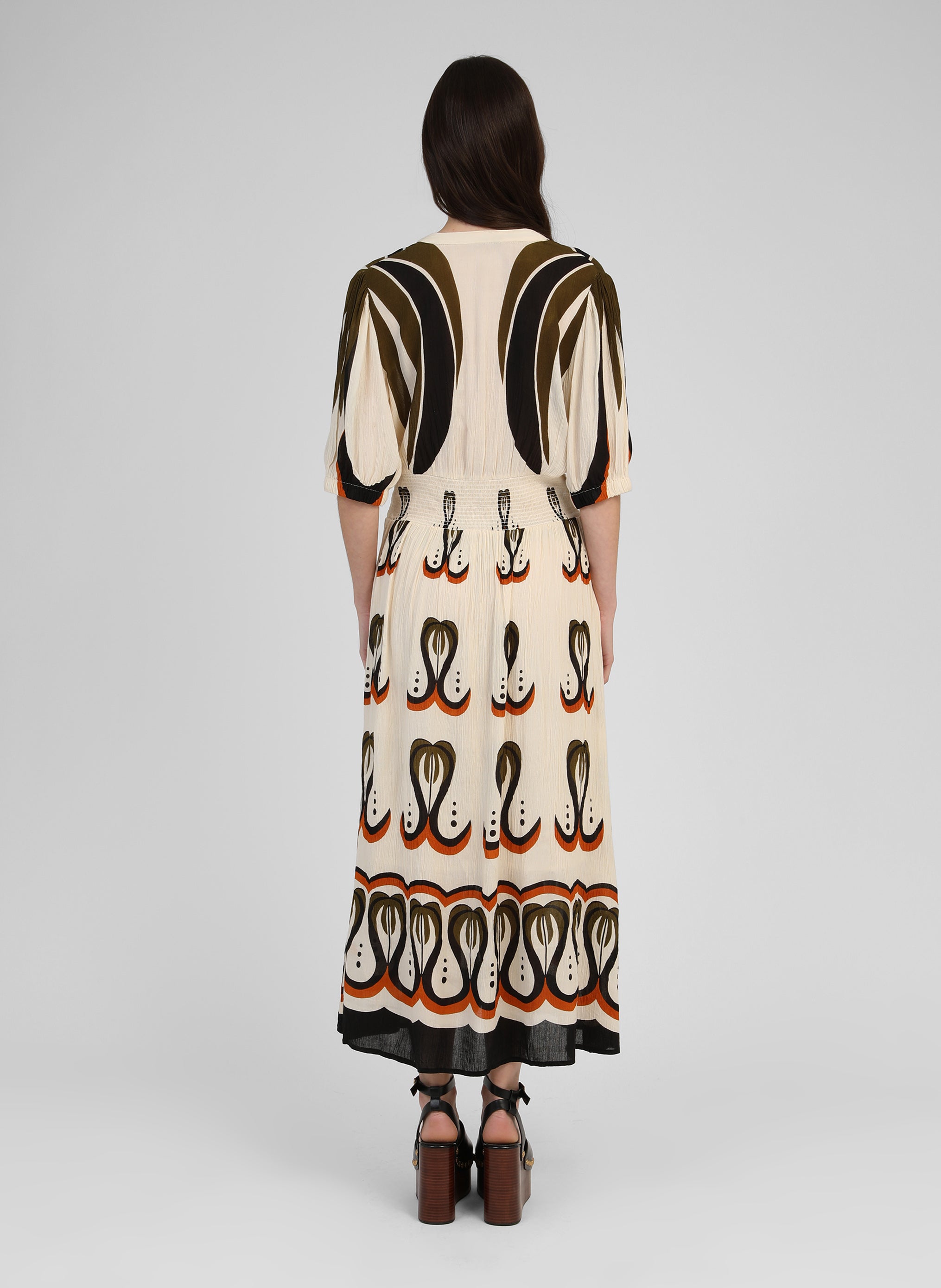 ROBE LONGUE OMOANA shalima ecru