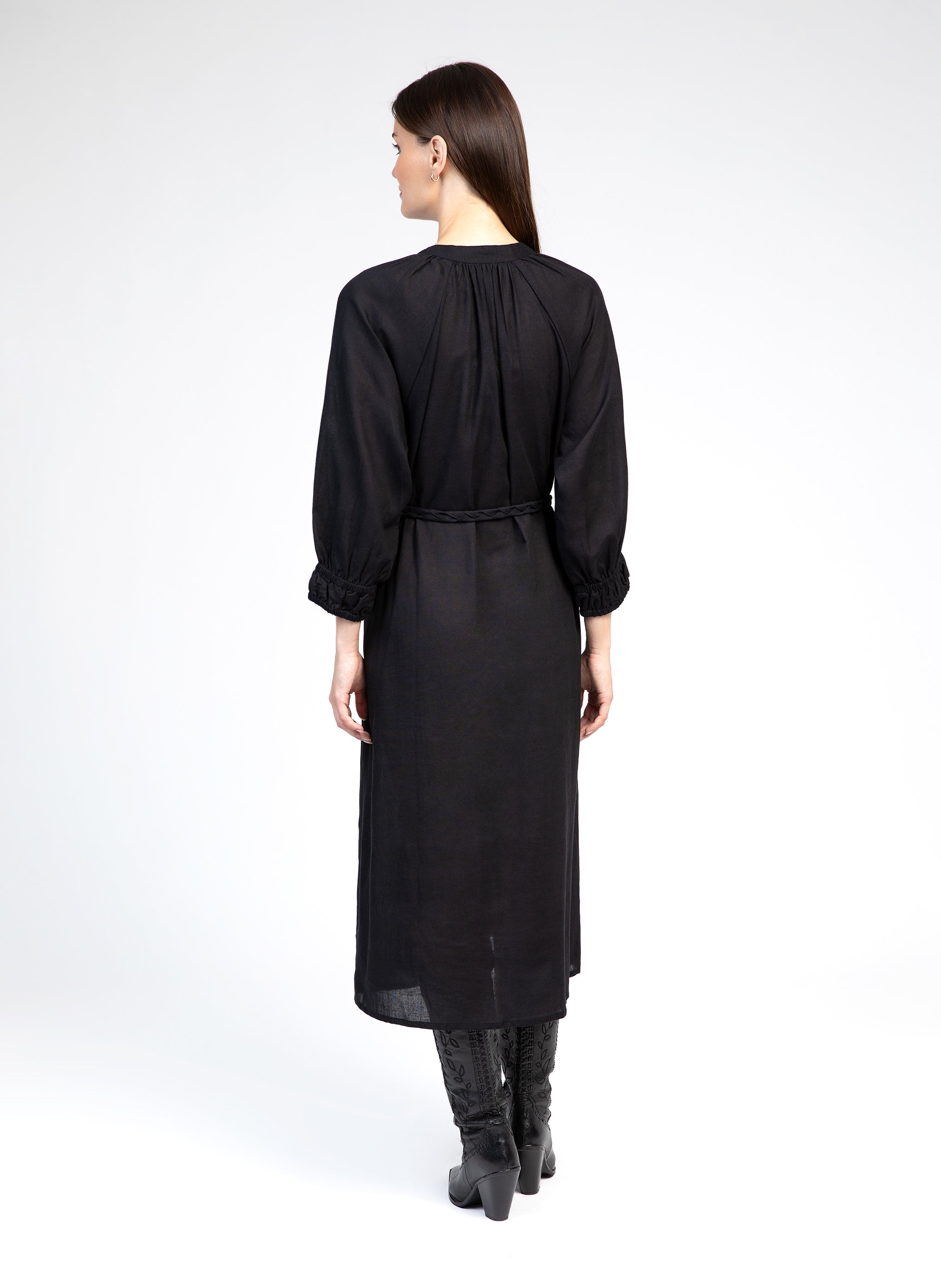 ROBE MIDI ONORYA noir
