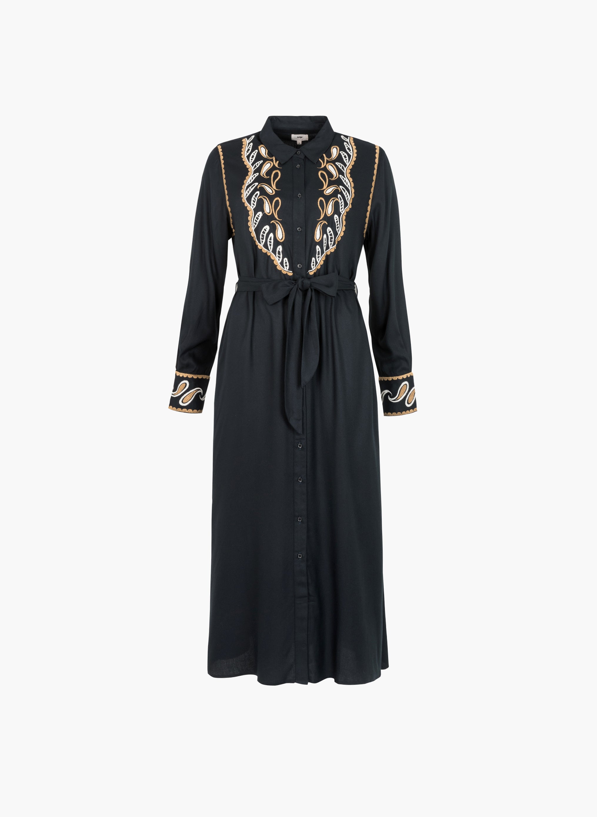 ROBE LONGUE ORIANY noir