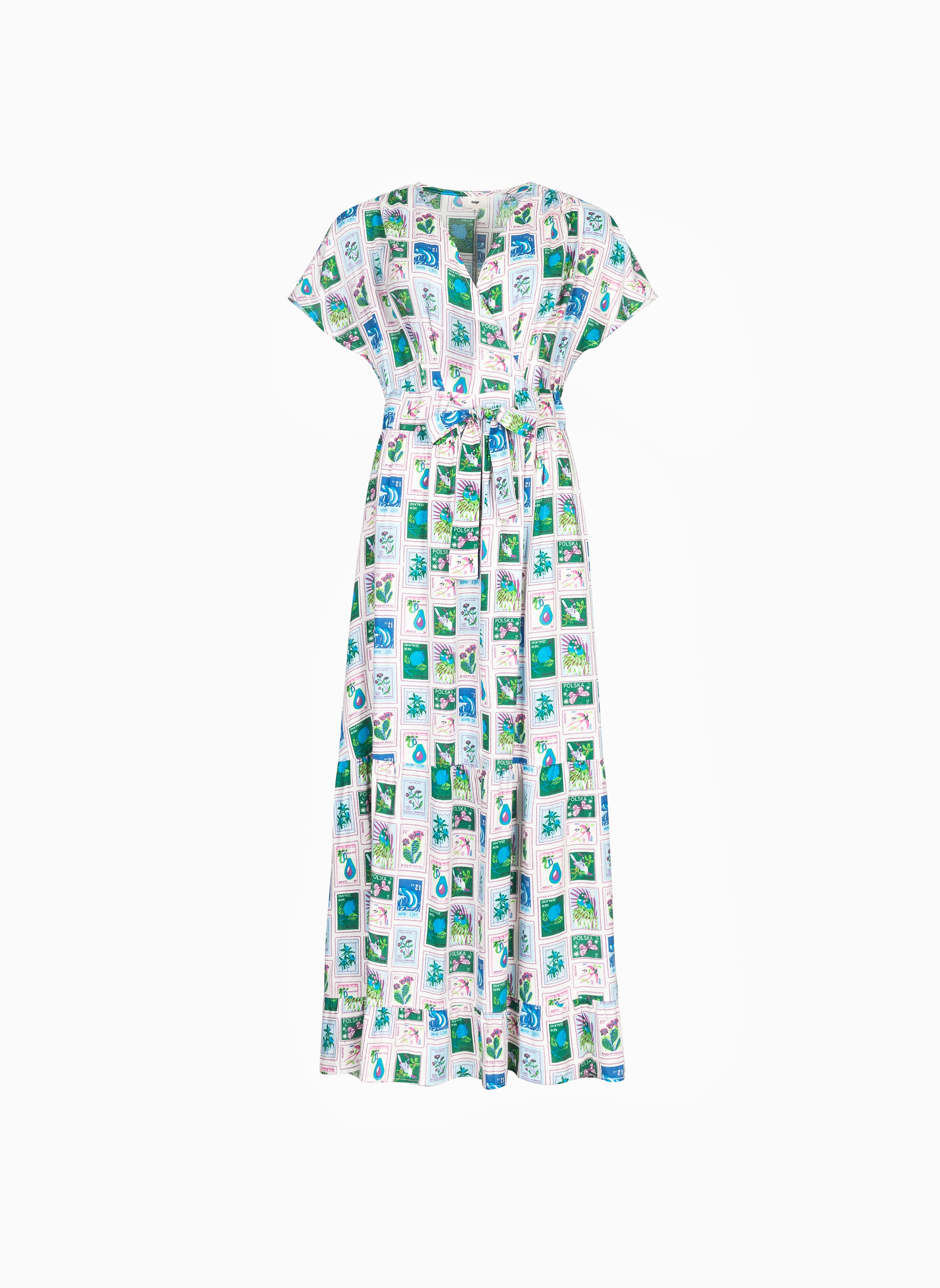 ROBE LONGUE ORLENA booste bleu