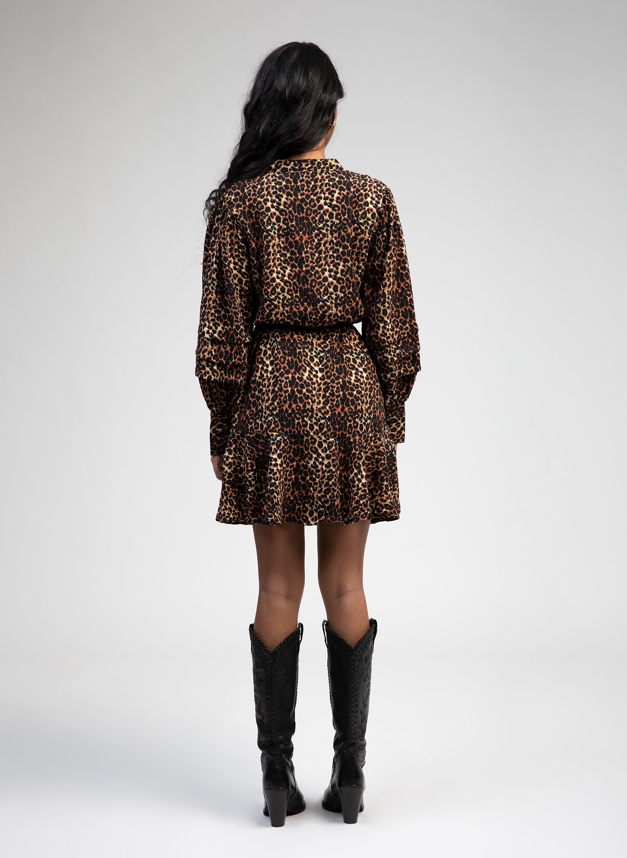 ROBE LONGUE OURIELLE leopard
