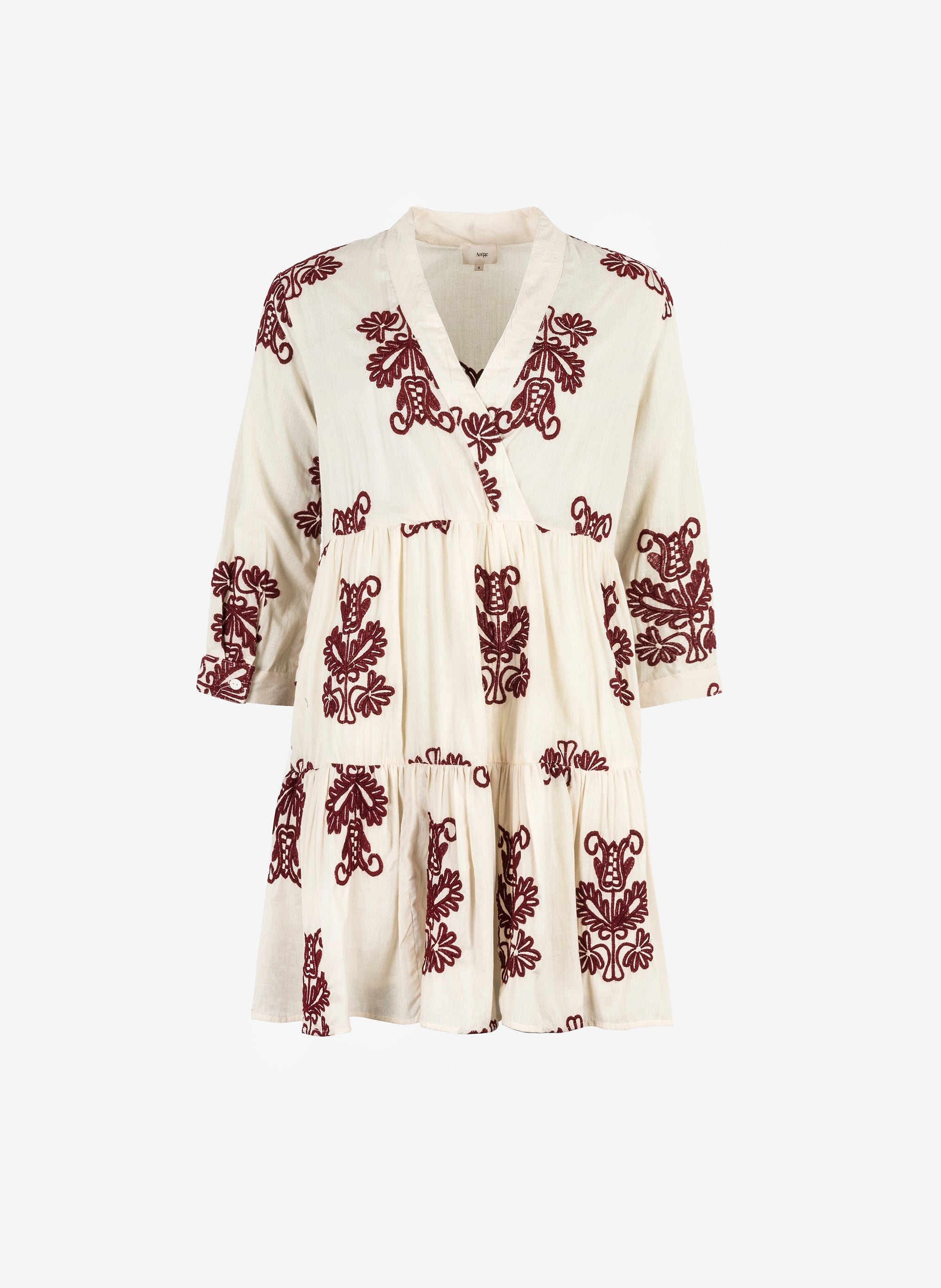 ROBE COURTE OVIANNA grenat