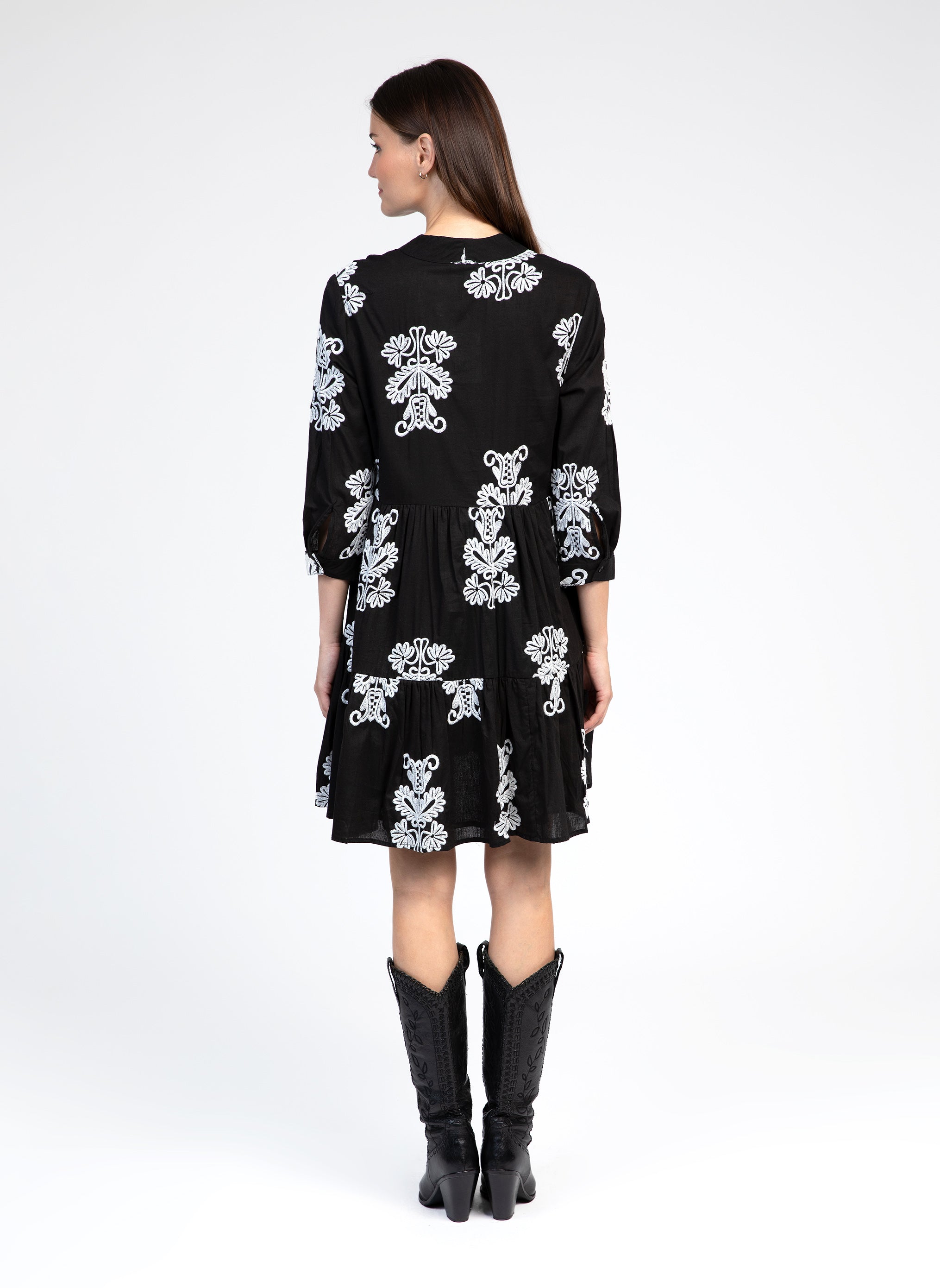 ROBE COURTE OVIANNA noir