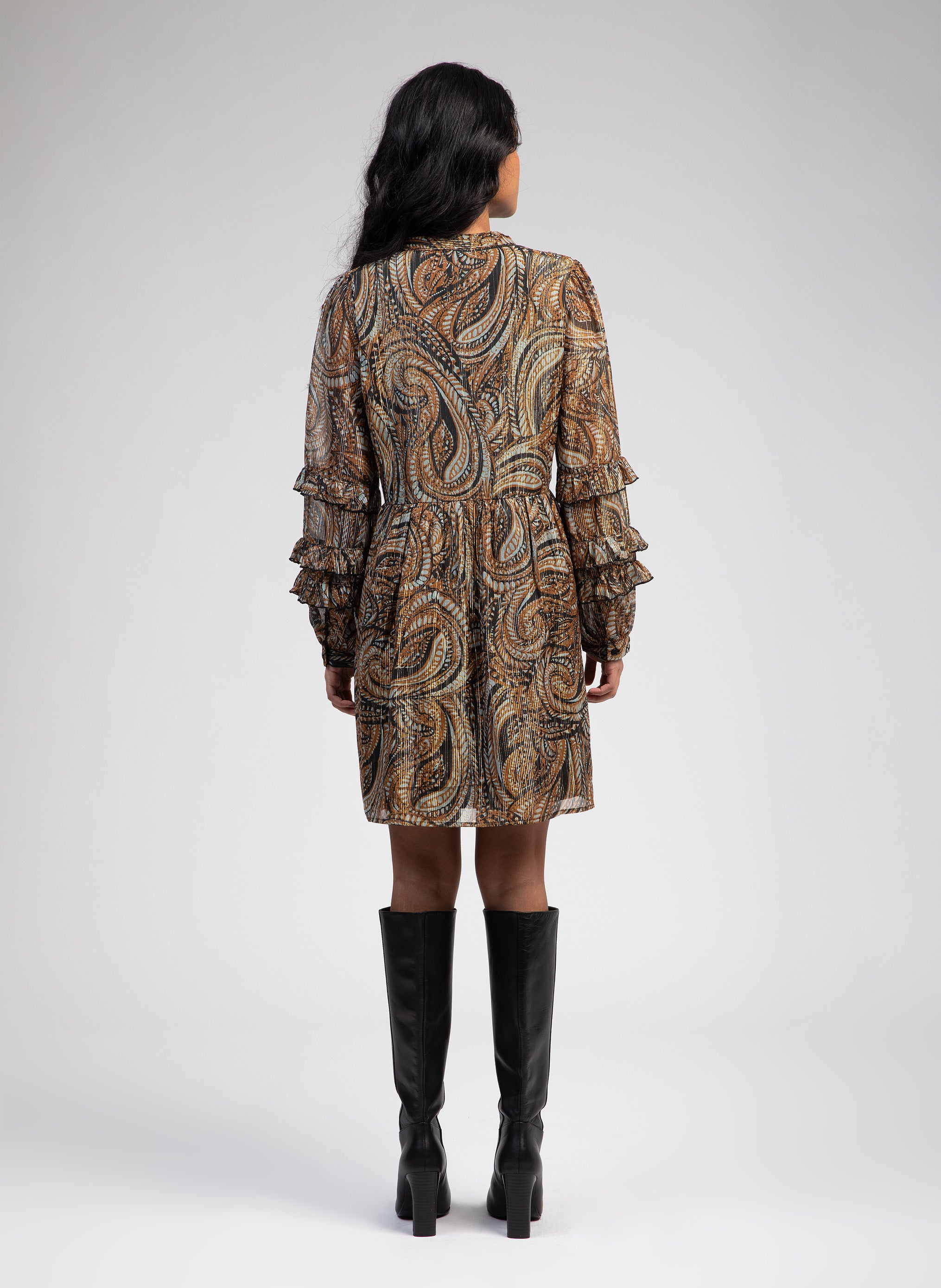 ROBE COURTE OVOLA palandri caramel