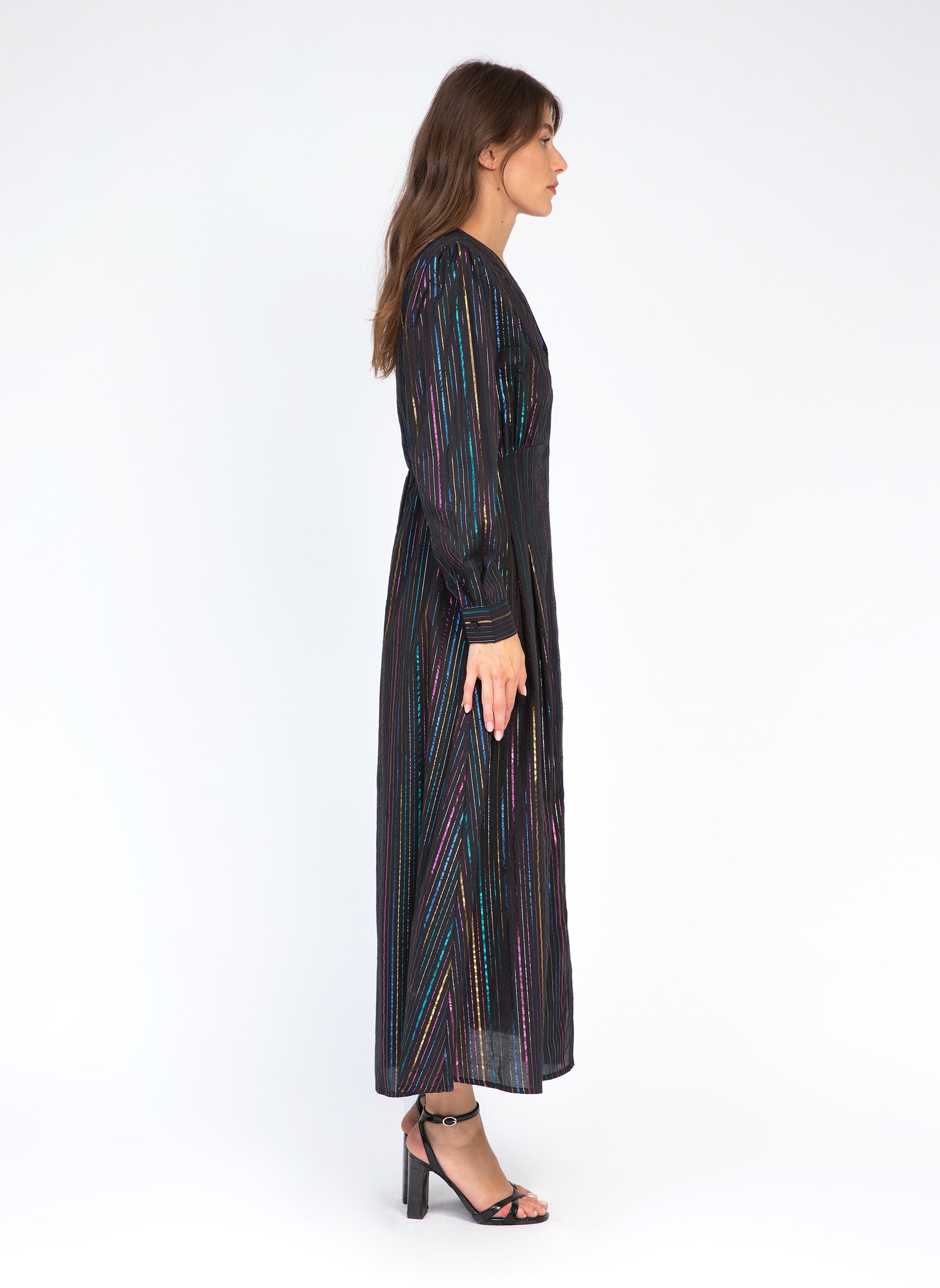 ROBE LONGUE OZANE noir