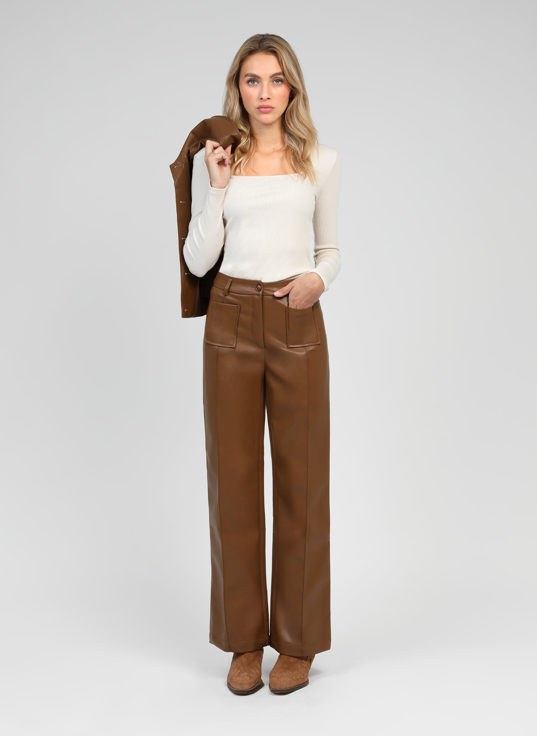 PANTALON PALOE camel