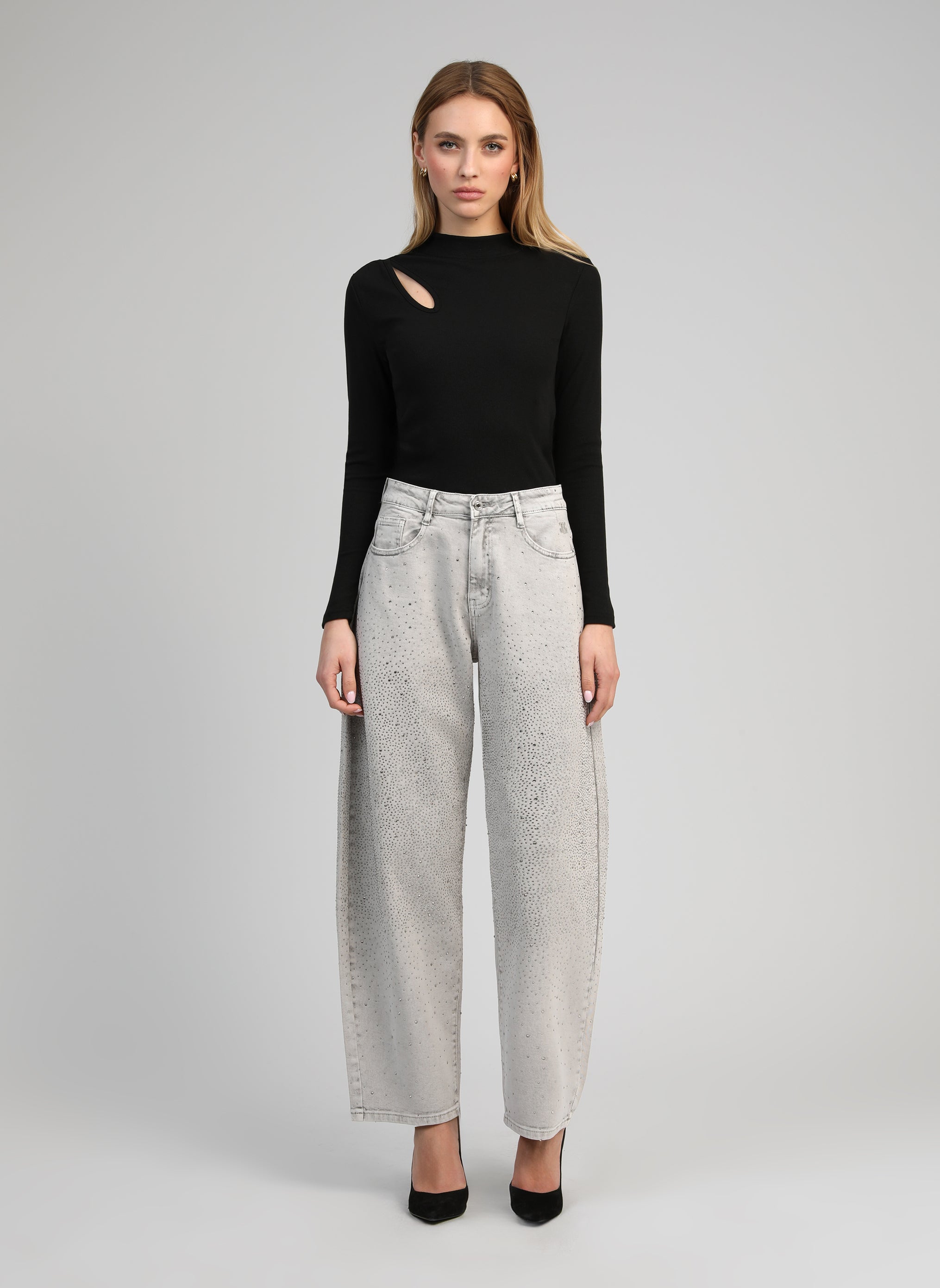 PANTALON PALONE gris delave