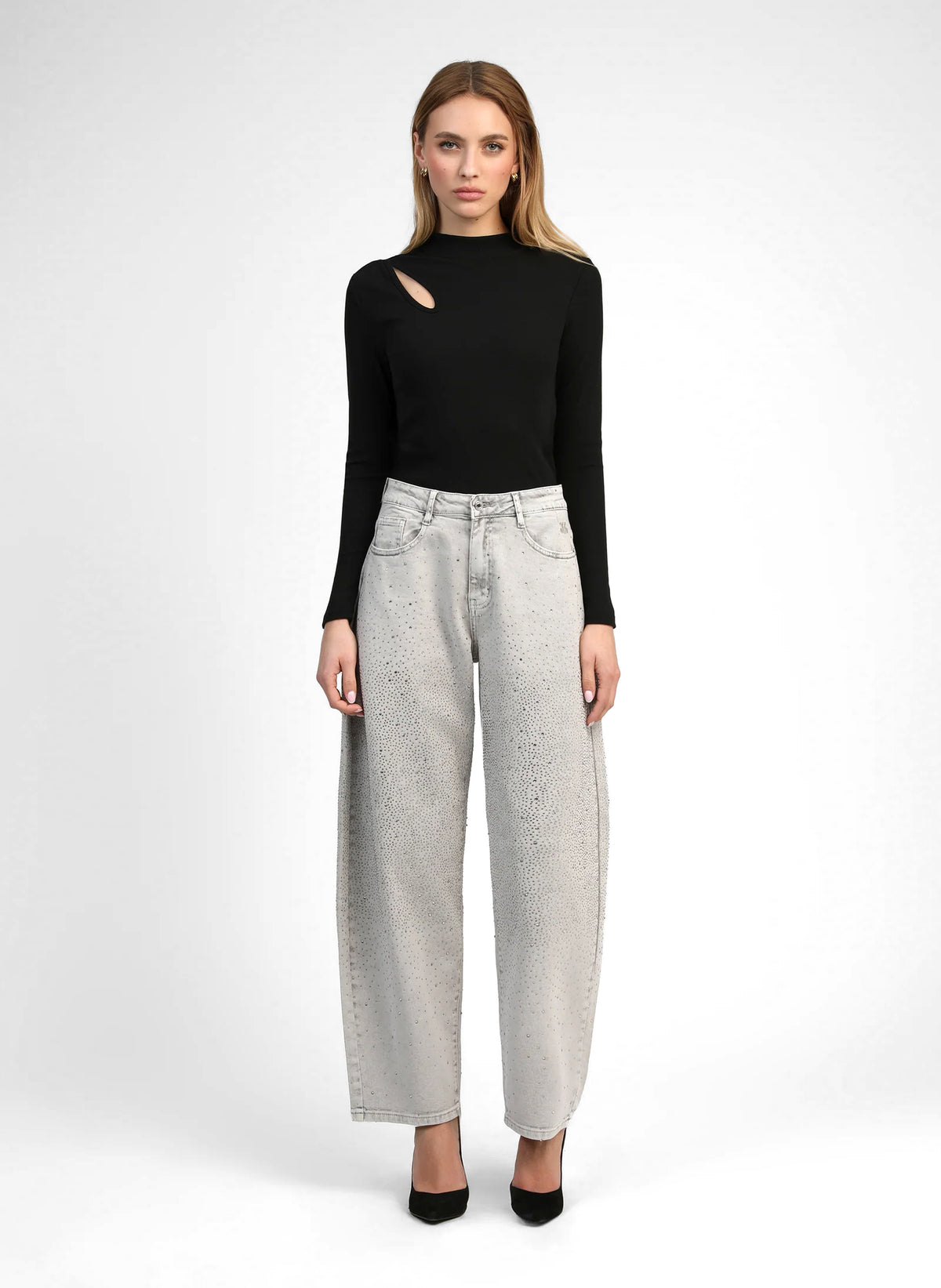 PANTALON PALONE gris delave