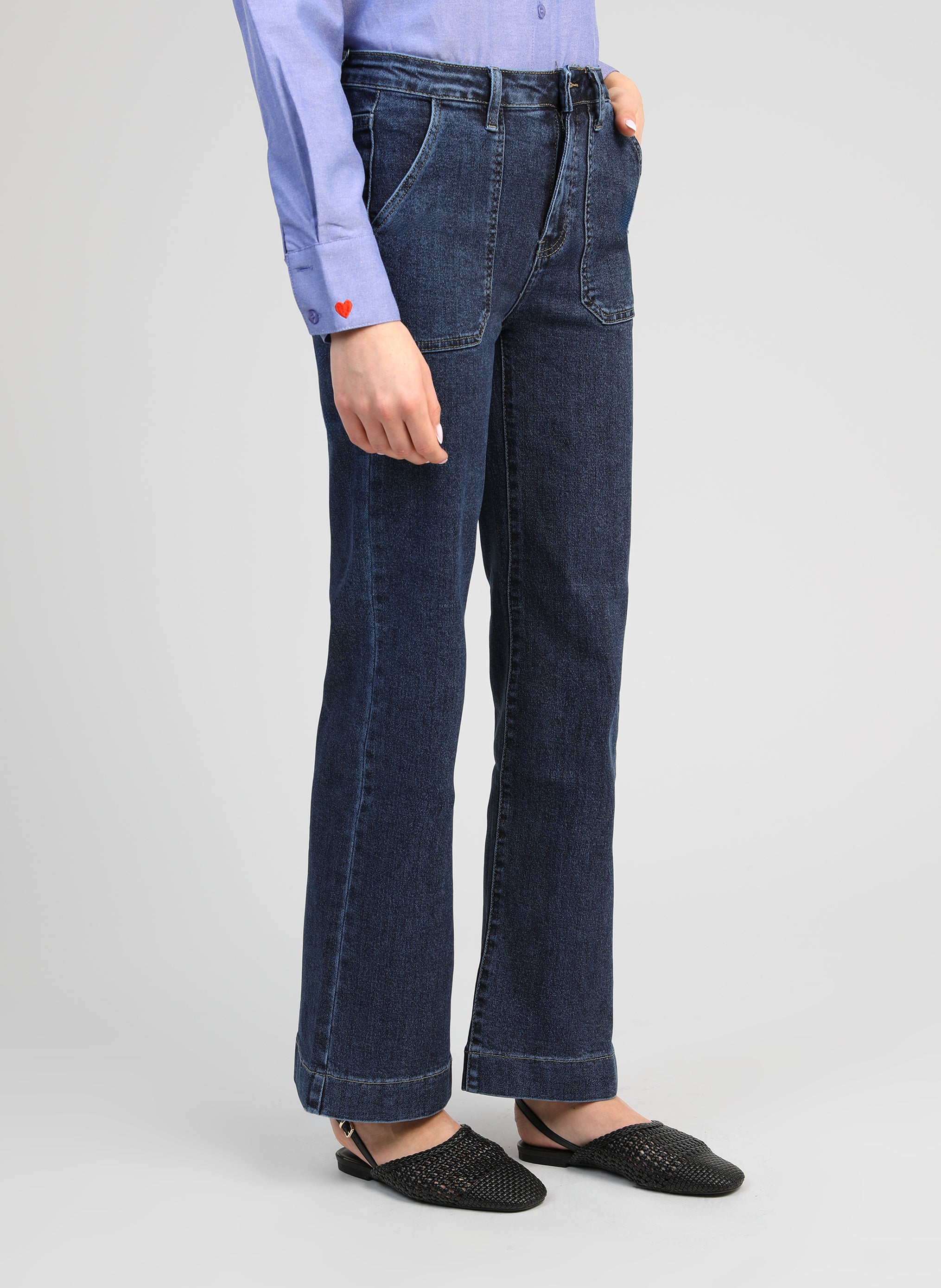 PANTALON PARMY STONE bleu stone