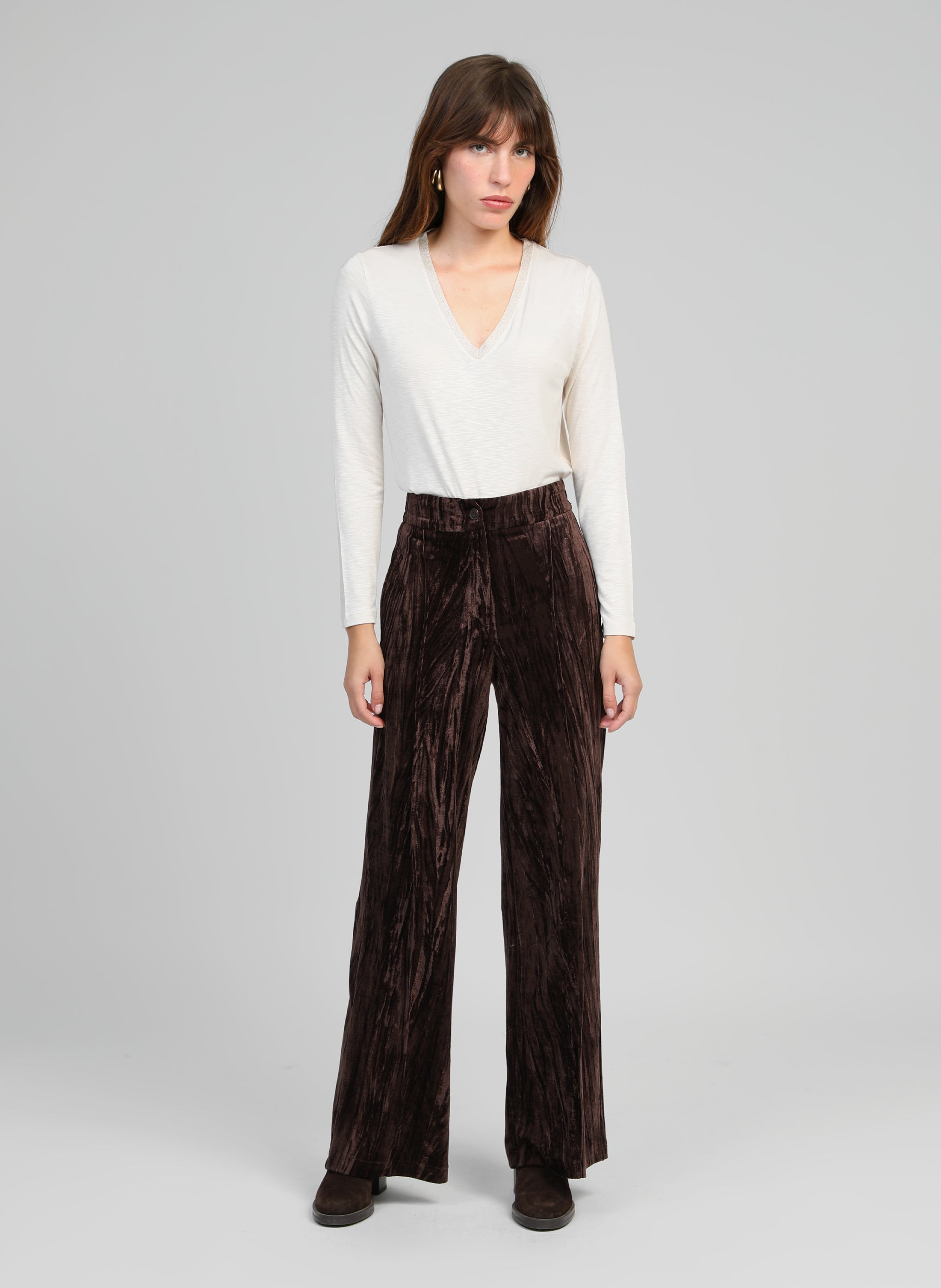 PANTALON PATRILOU chocolate