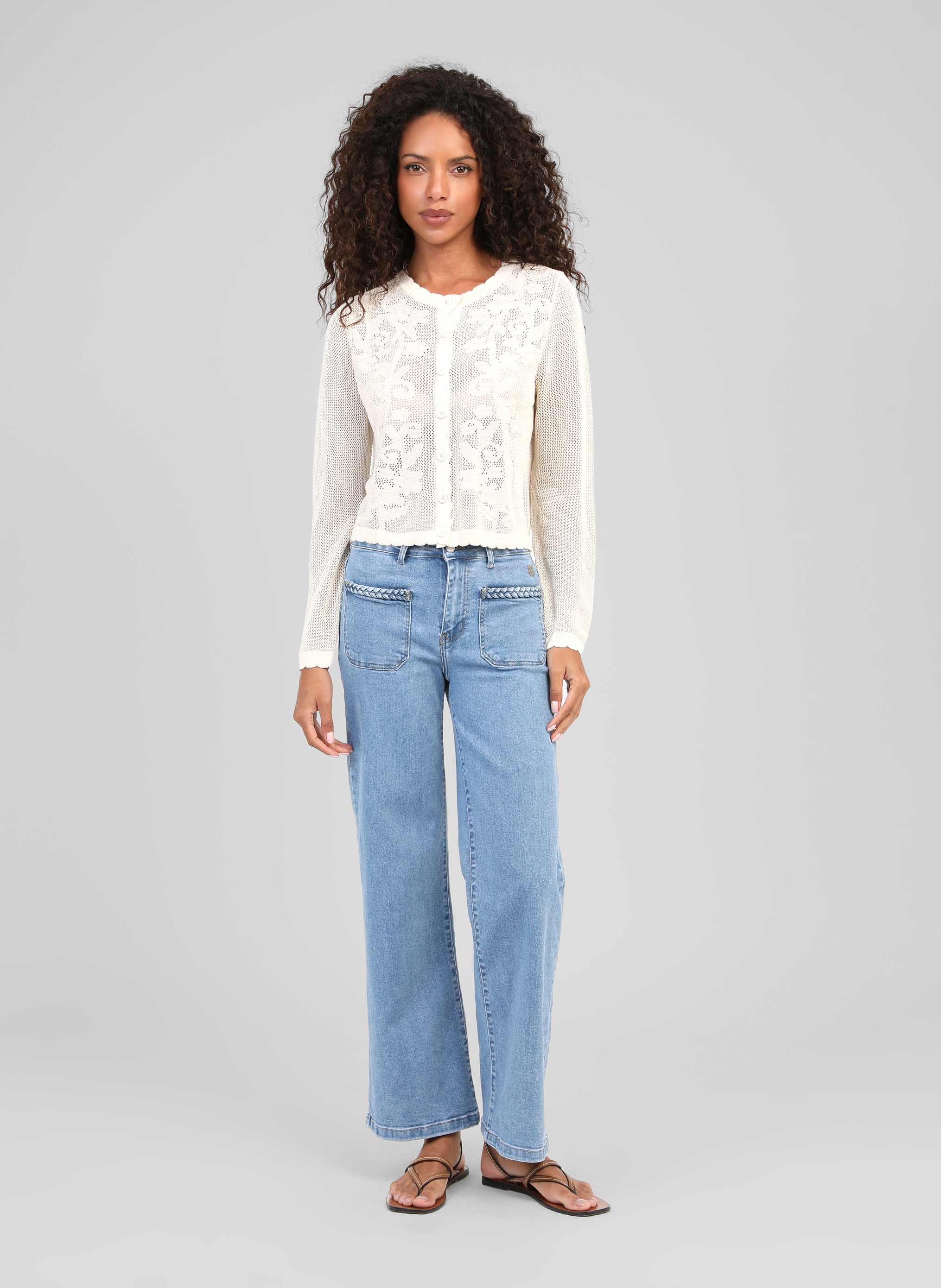 PARITRESS Light-Colored Jeans