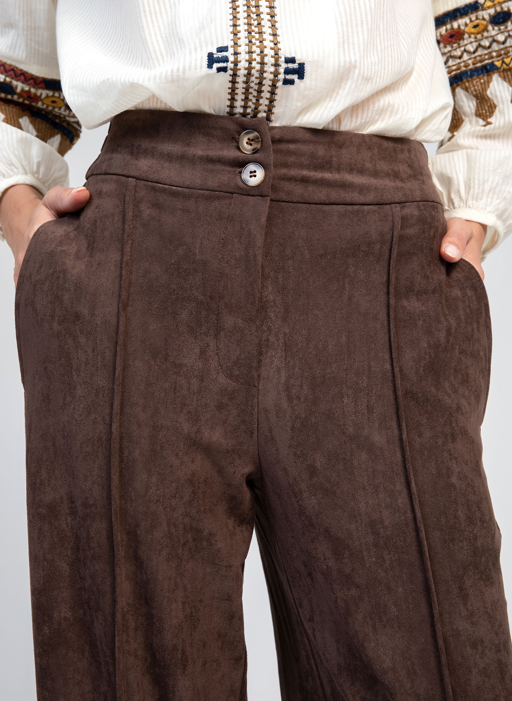 PANTALON PATRY marron