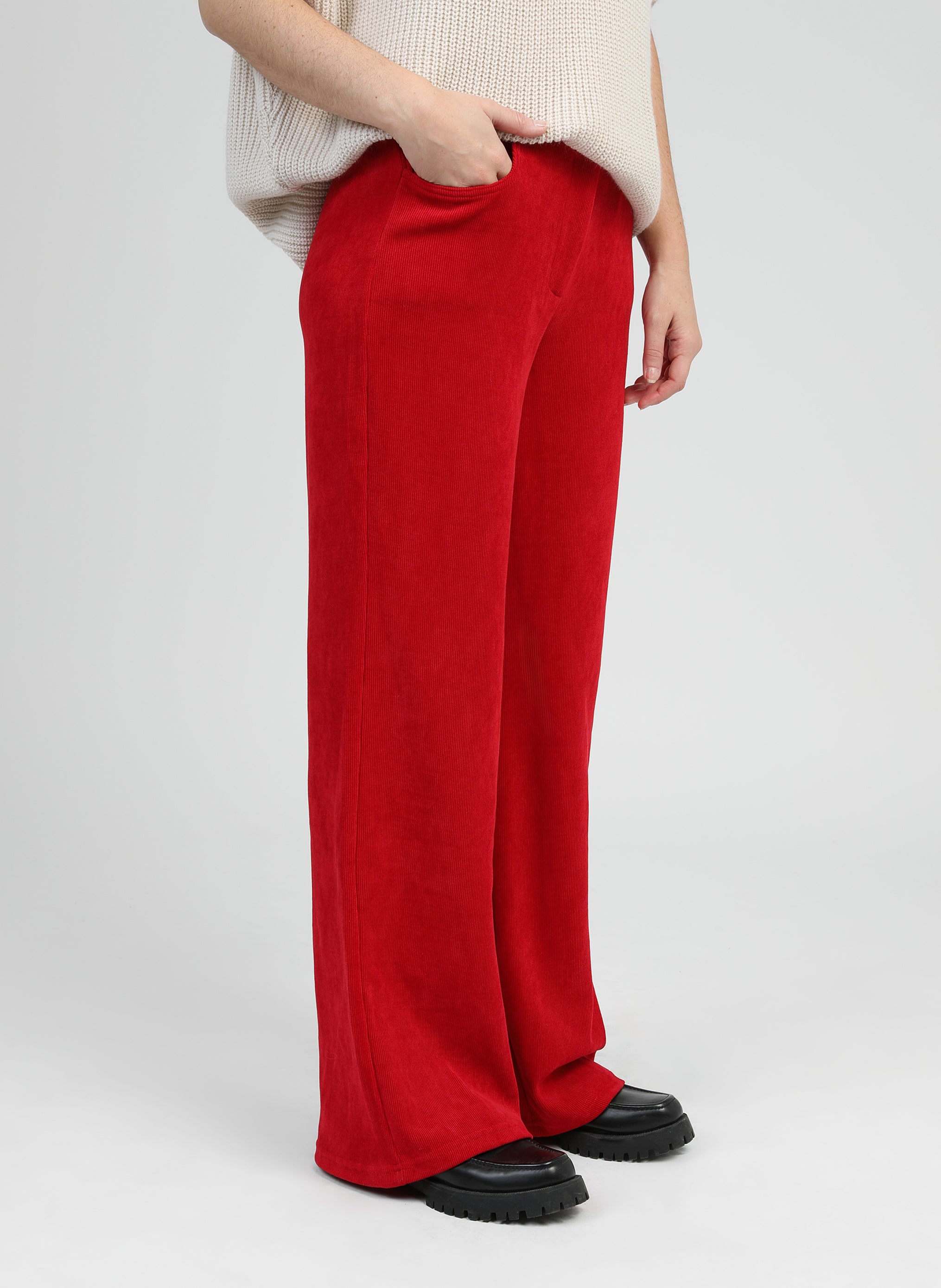 PANTALON PERDY rouge