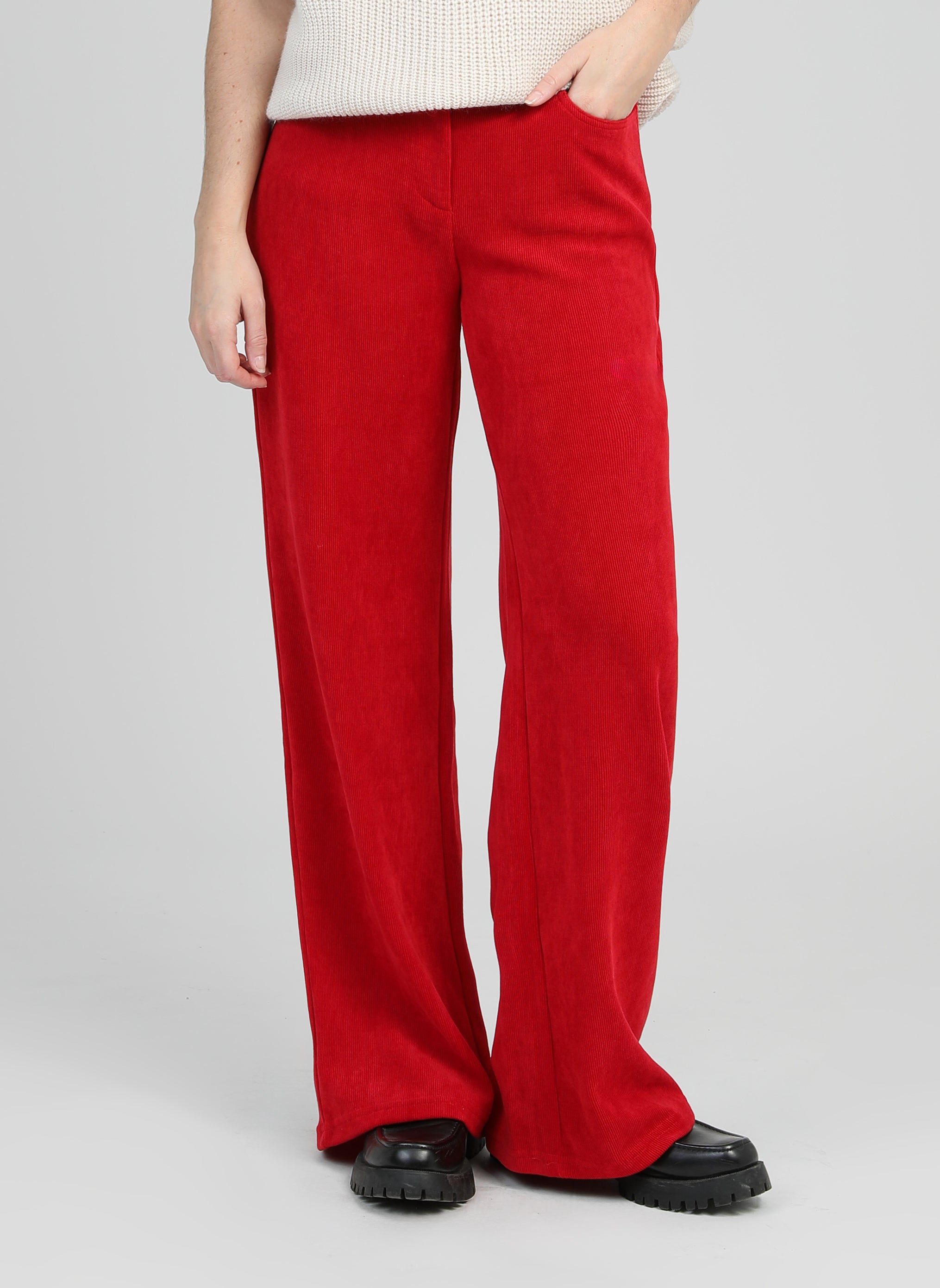 PANTALON PERDY rouge
