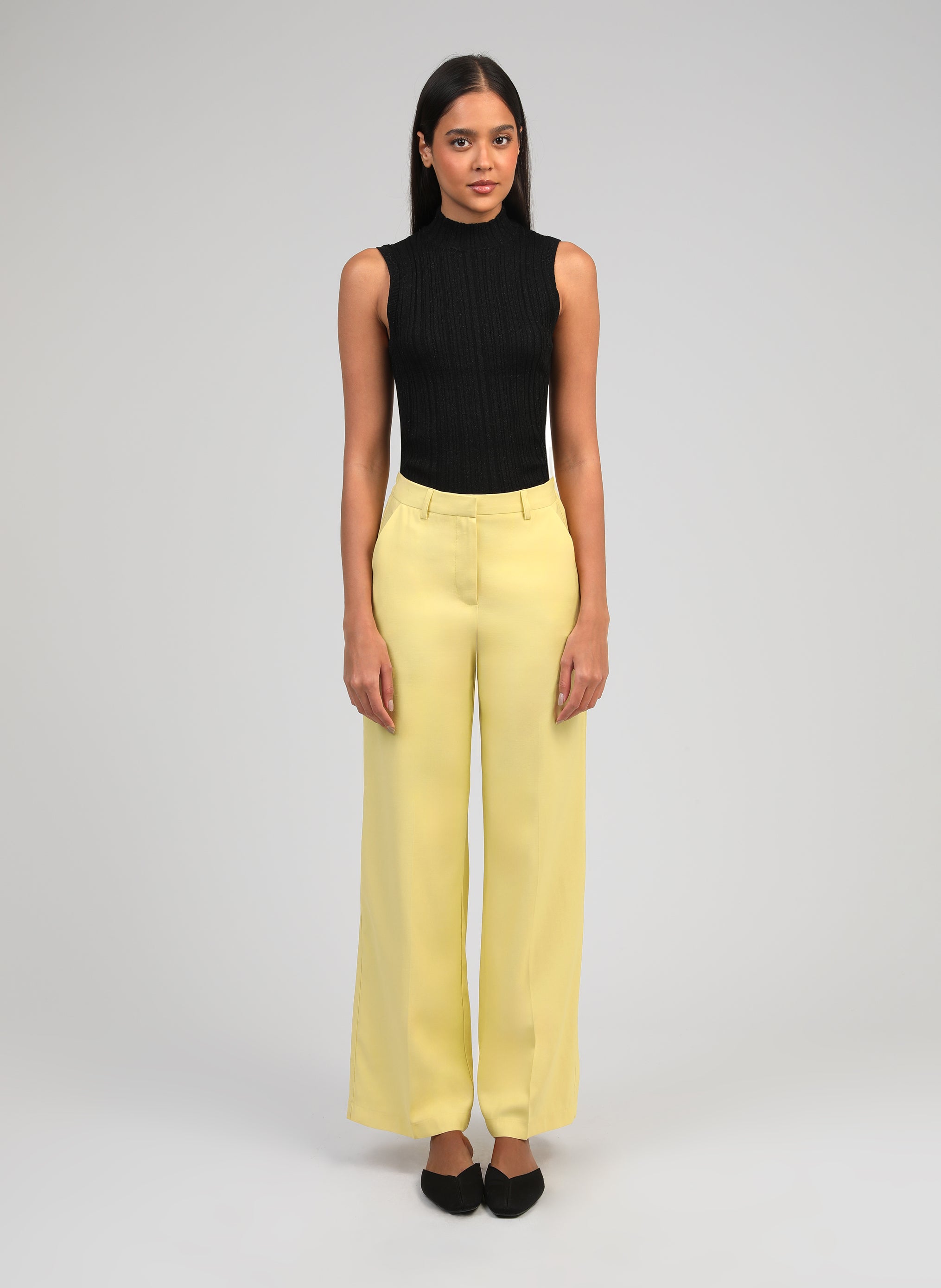 PANTALON PERLITA paille