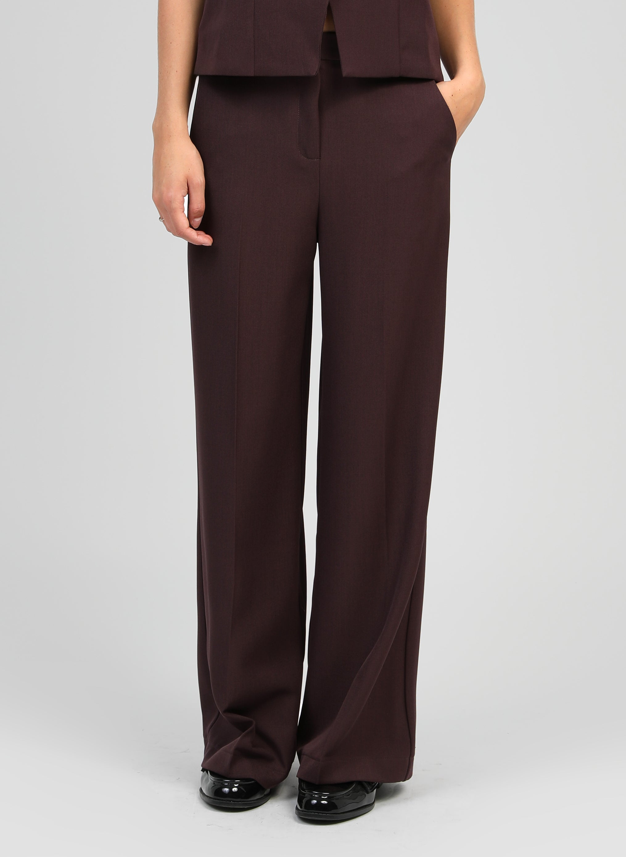 PANTALON PERLY wine