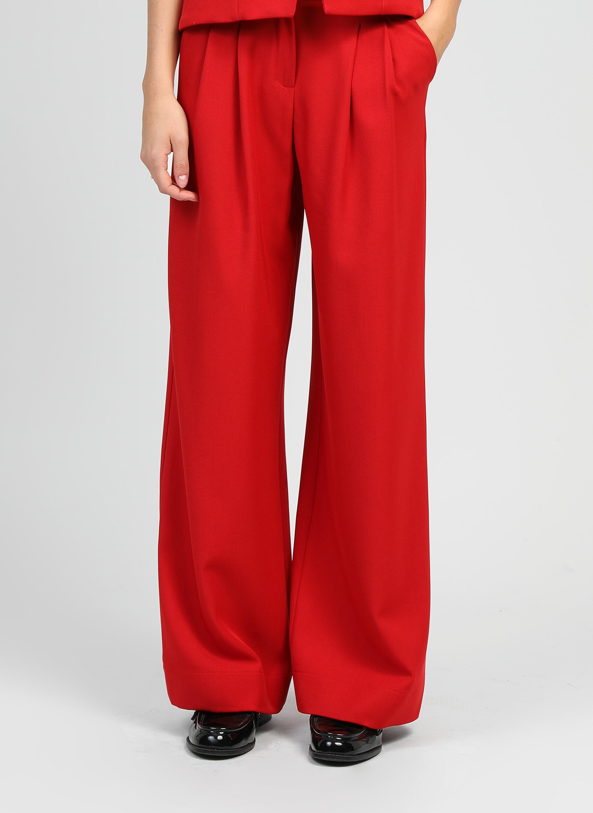 PANTALON PHELISE rouge