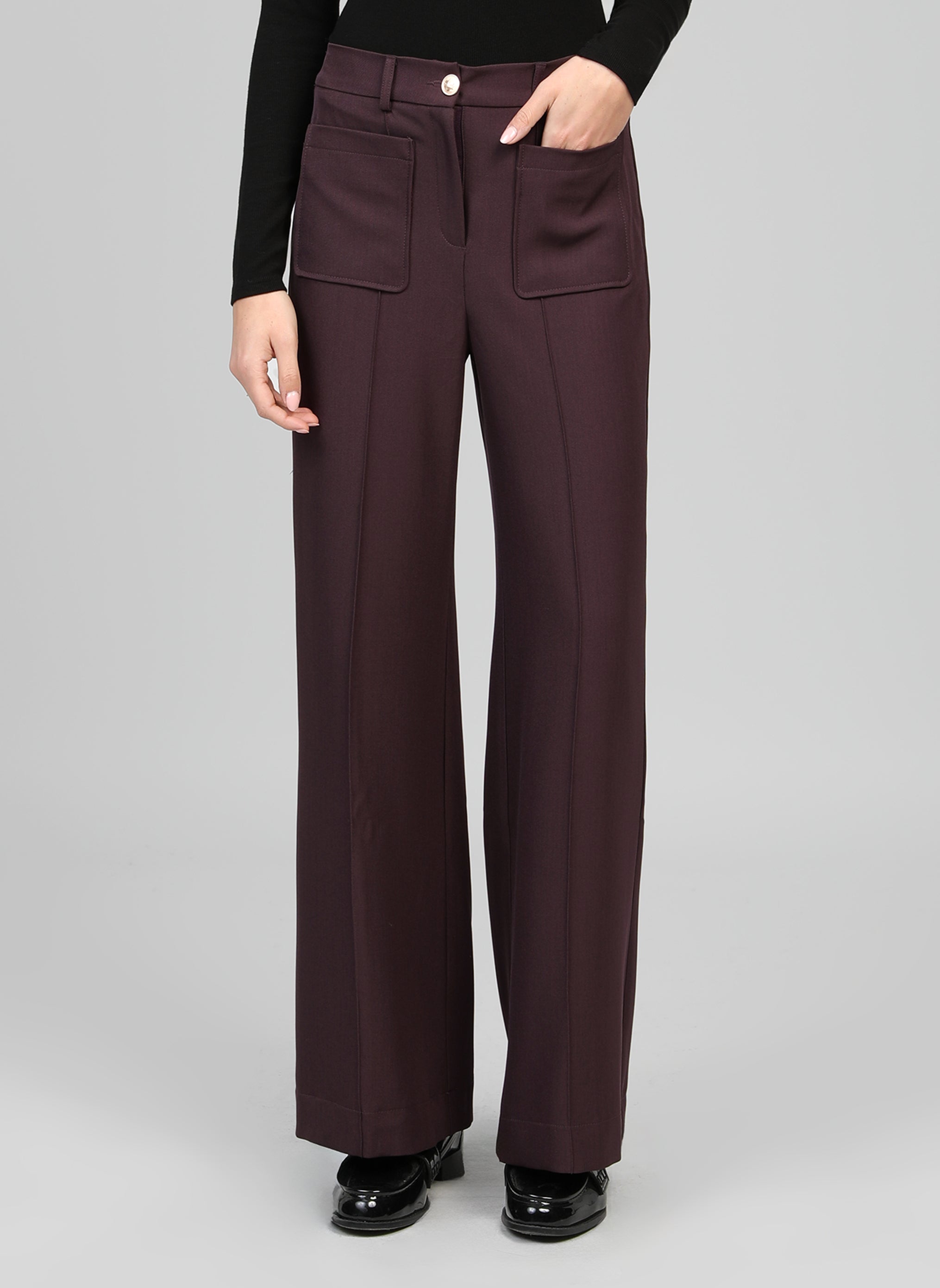 PANTALON PHILICIA wine