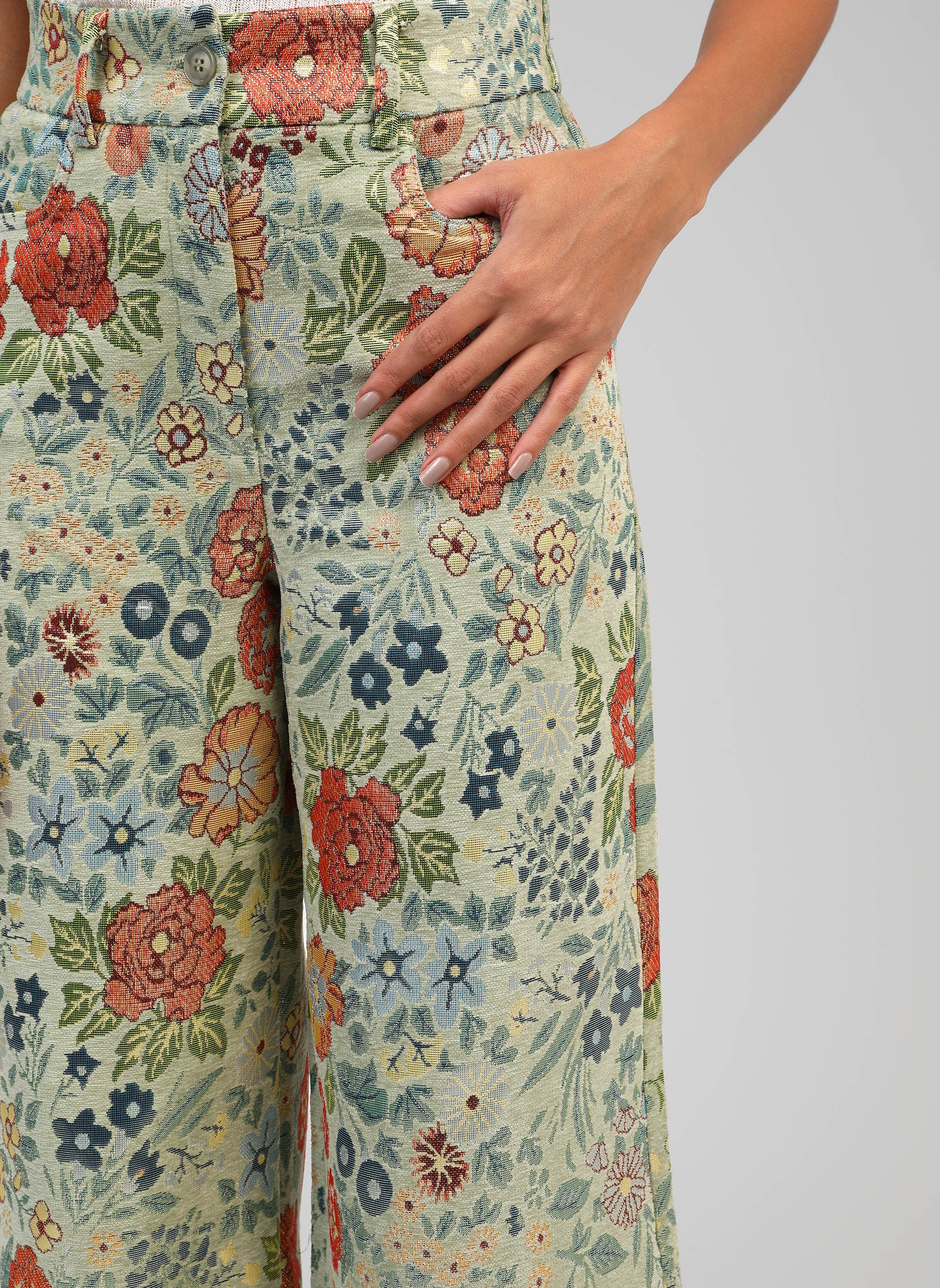 PANTALON PHIONALY tilleul