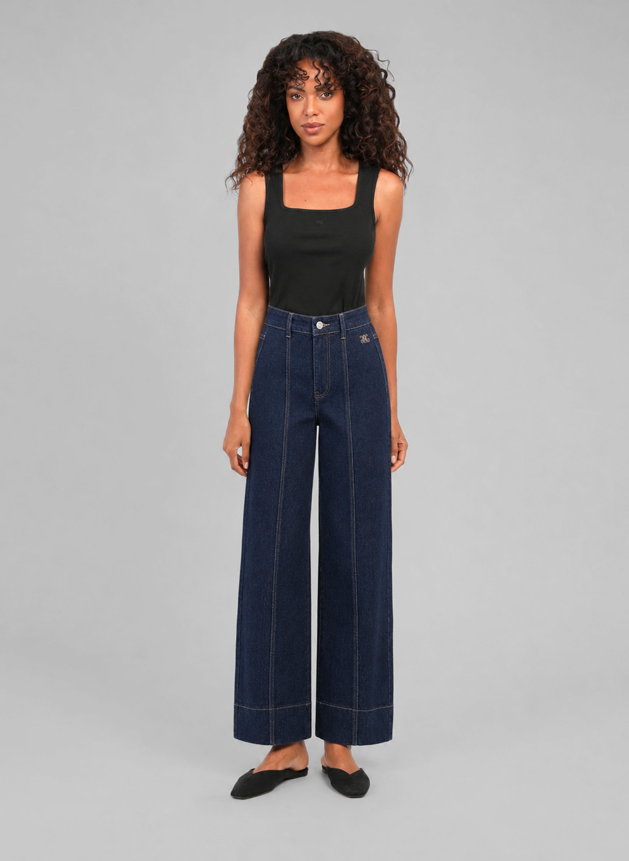 PANTALON PIPLIS JEAN brut