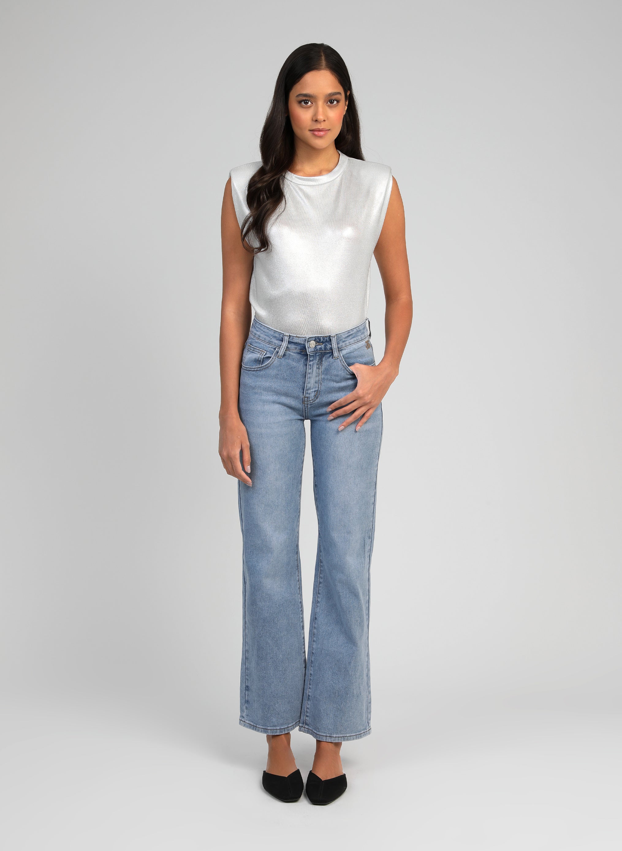 PANTALON PIPOCHE bleu ciel