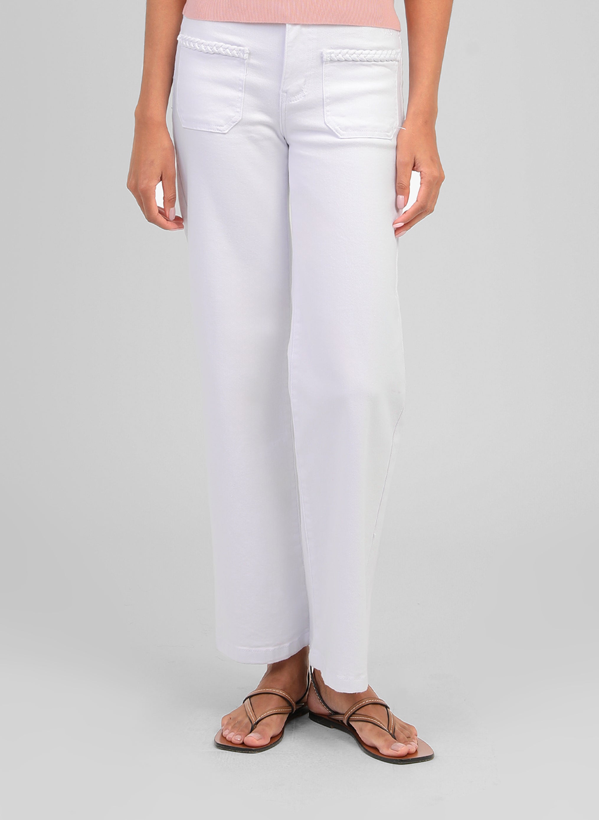 PANTALON PITRESS blanc