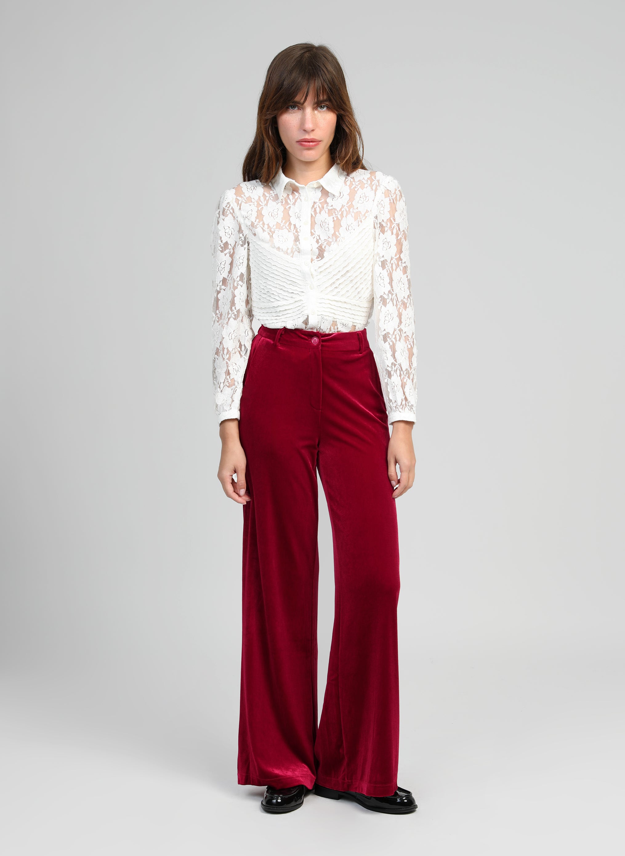 PANTALON PONTALENE rouge