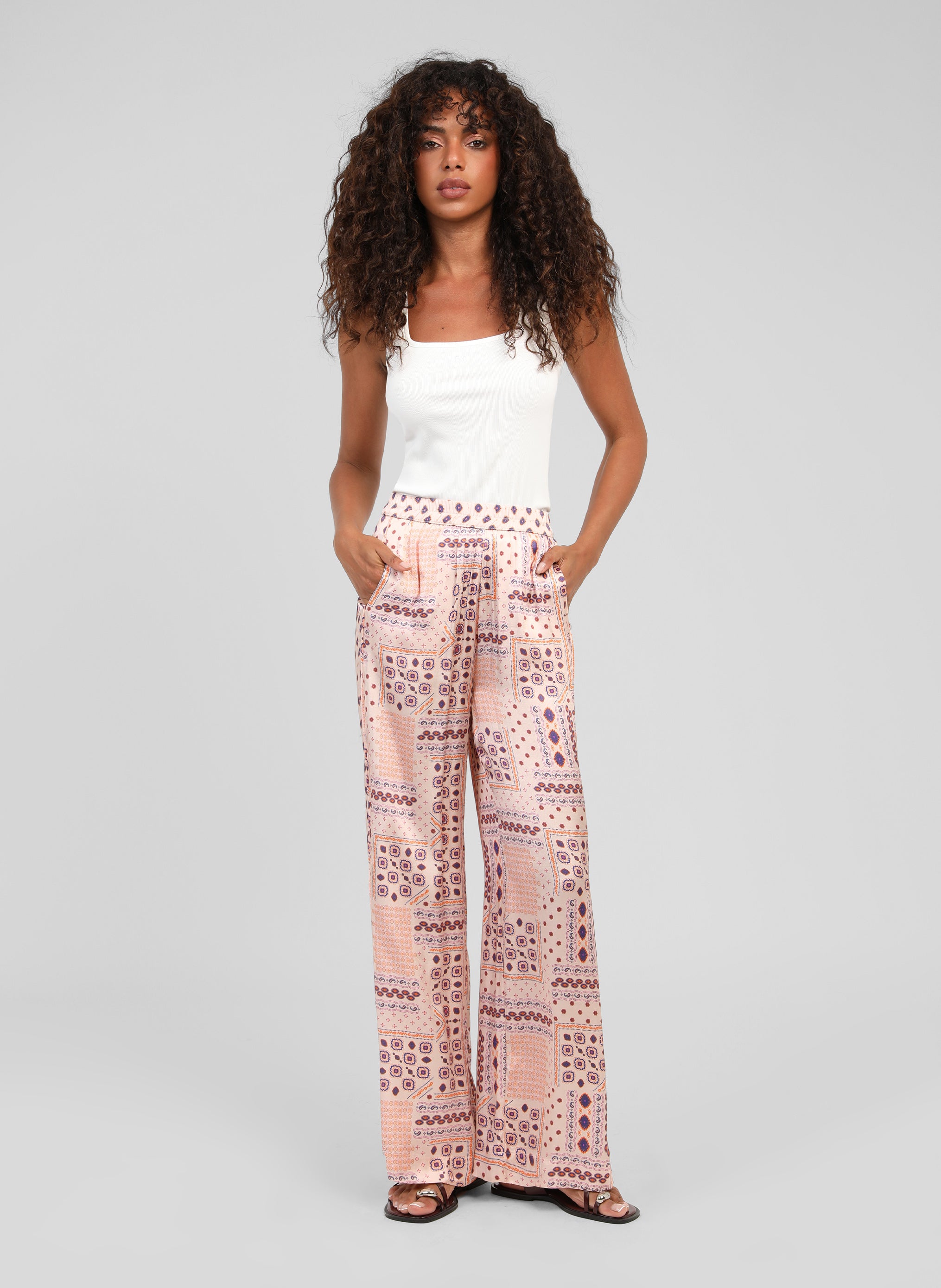 PANTALON PRESLEY tifania ecru