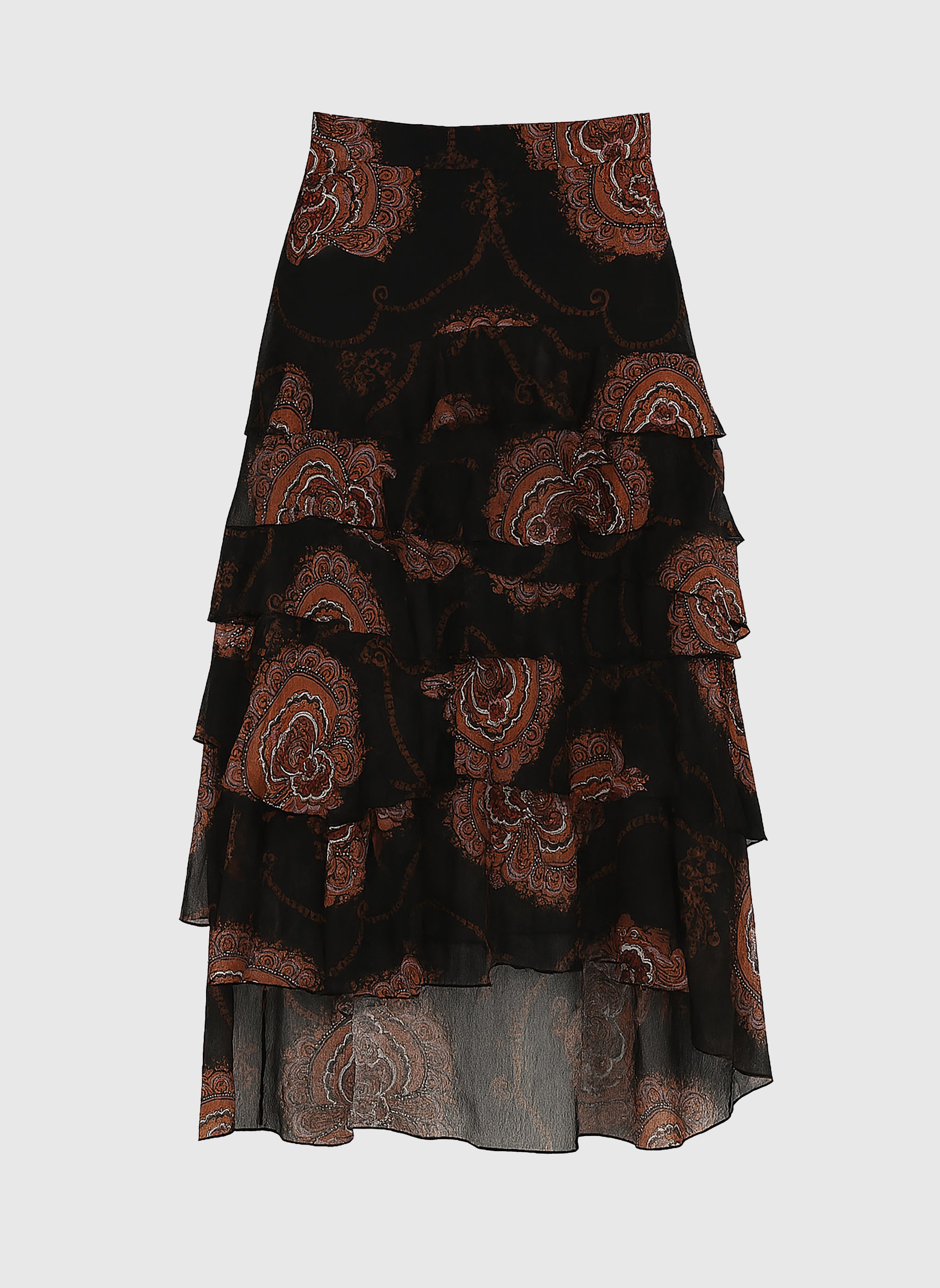 JUPE LONGUE RASHELY bohemia noir