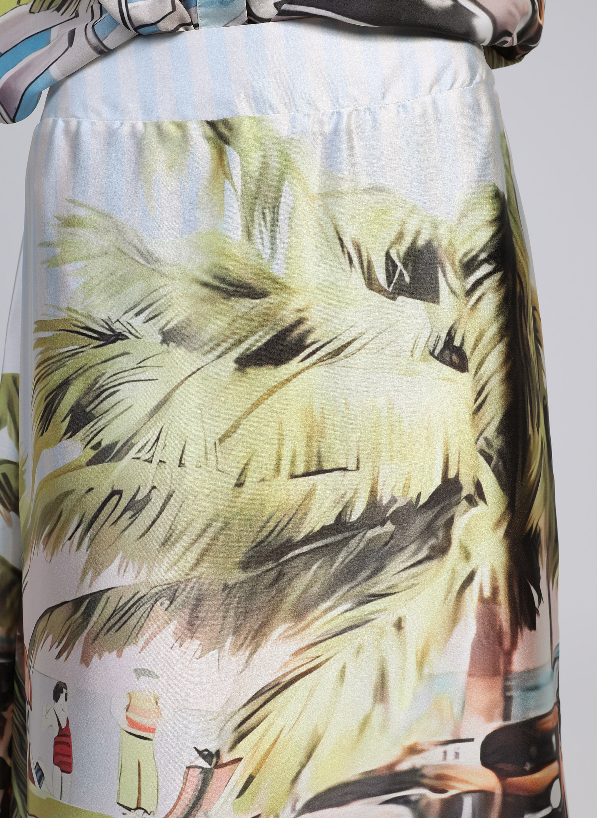 MIDI SKIRT RINALA florida anis