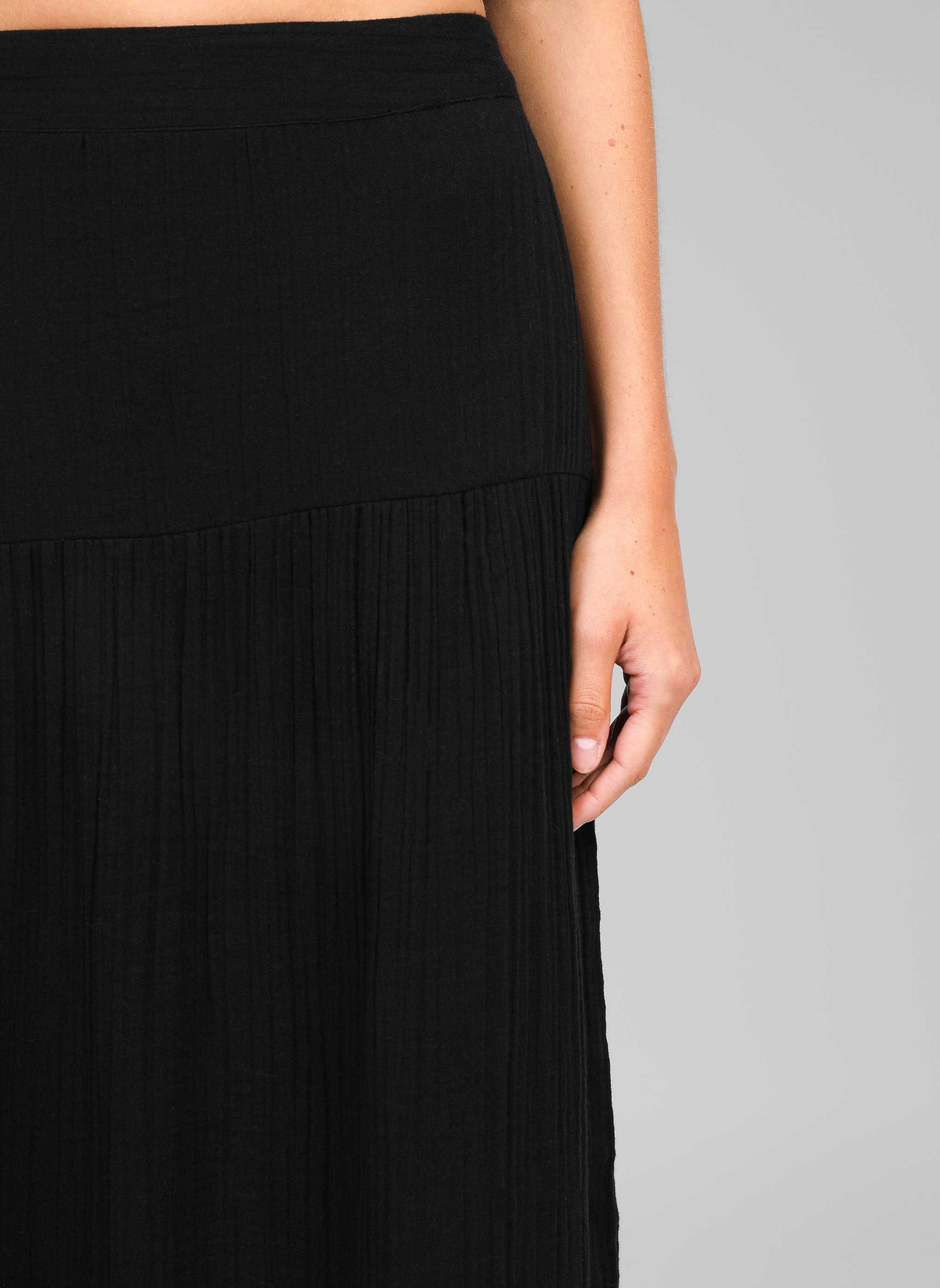 JUPE MIDI RITHA noir