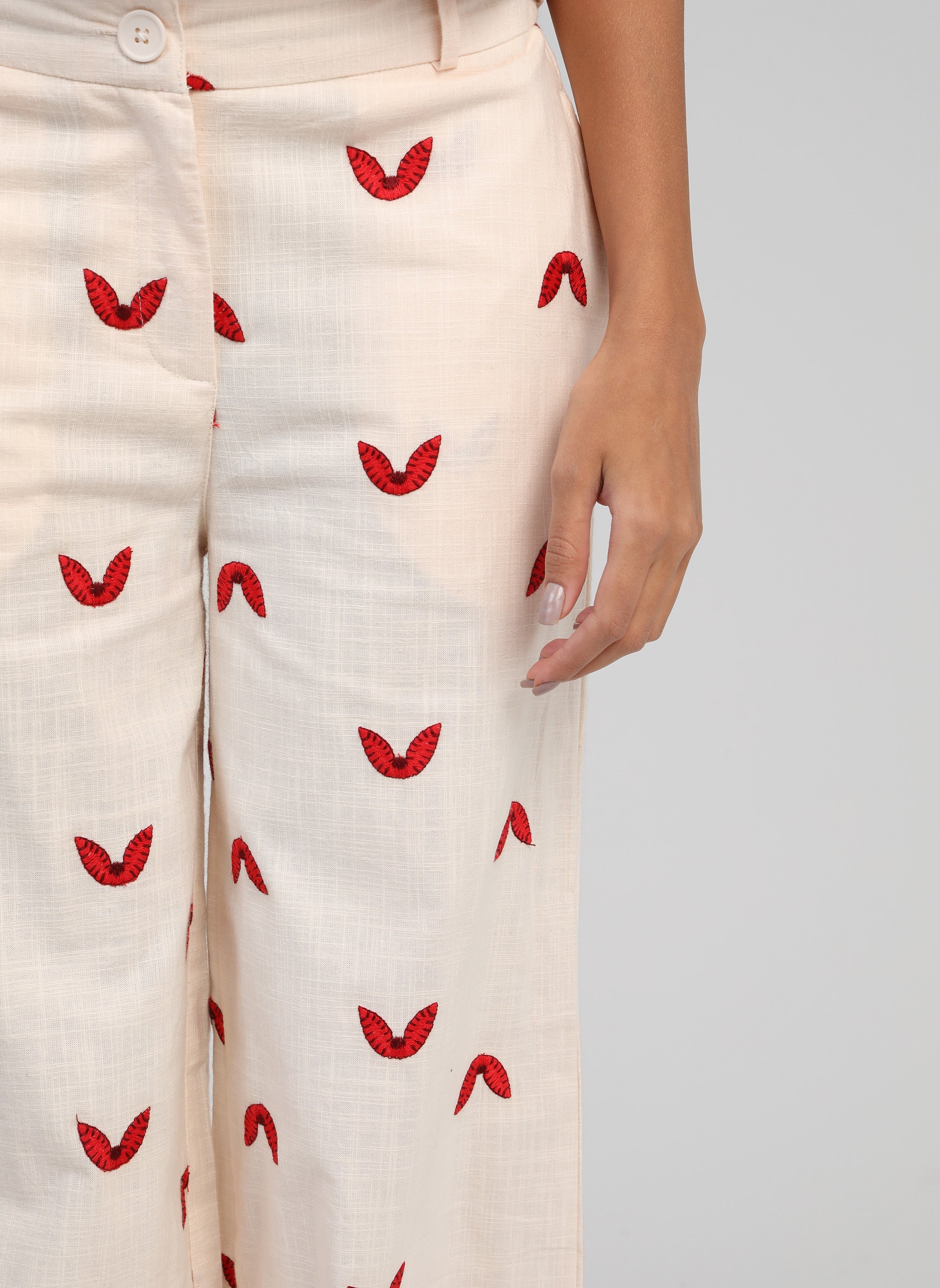 PANTALON ROMILA ecru