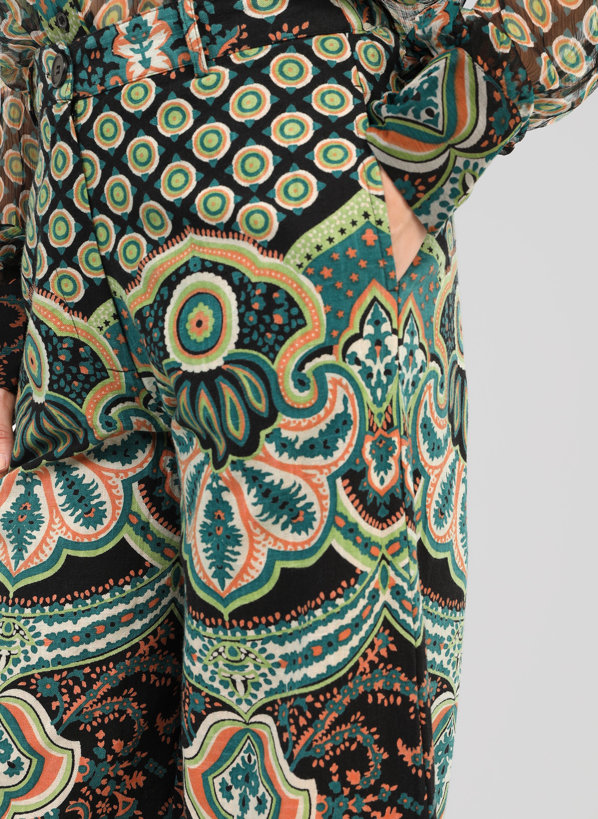 PANTALON ROSELA balmera turquoise