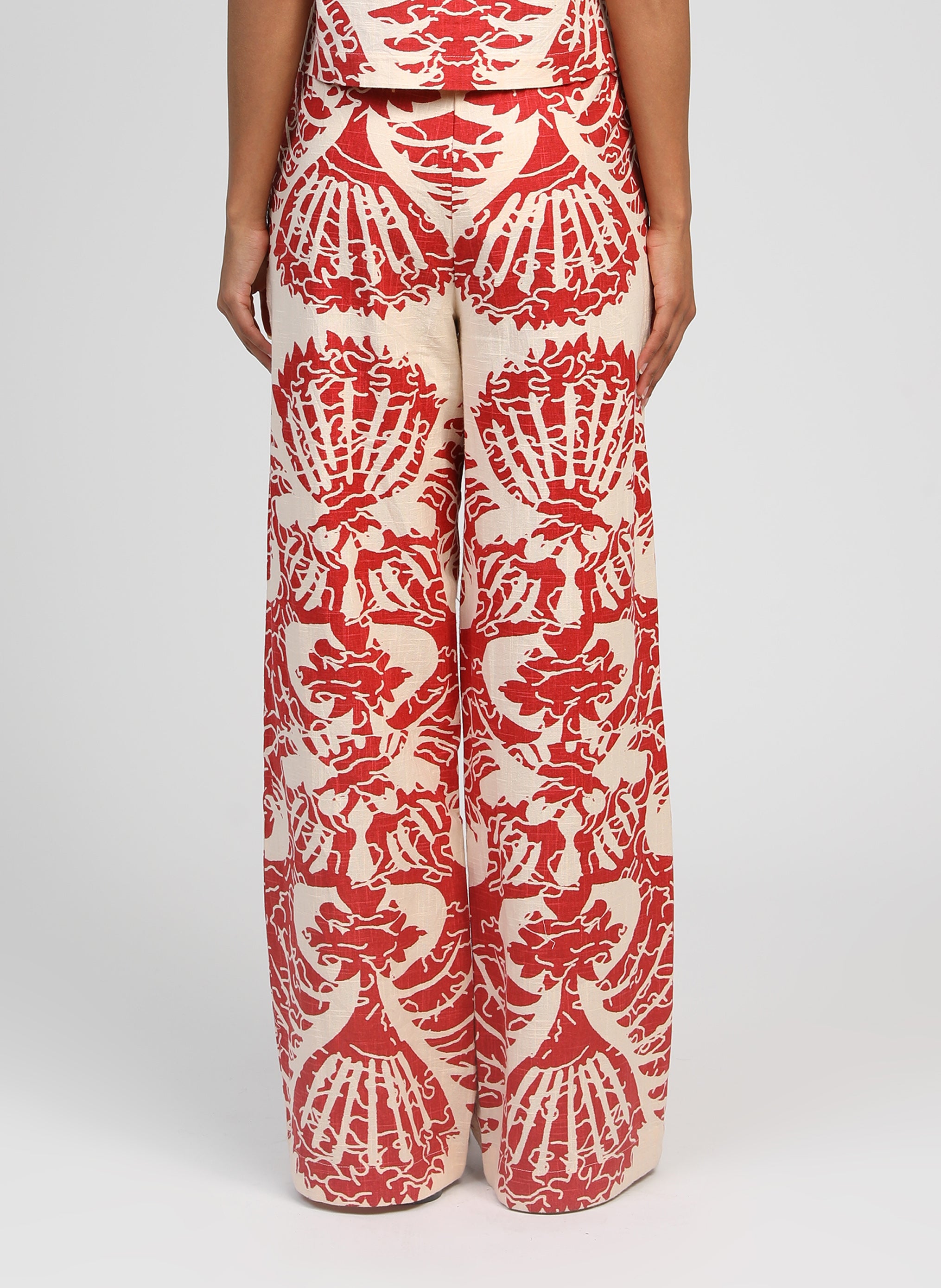 PANTALON ROSSINI adeline rouge