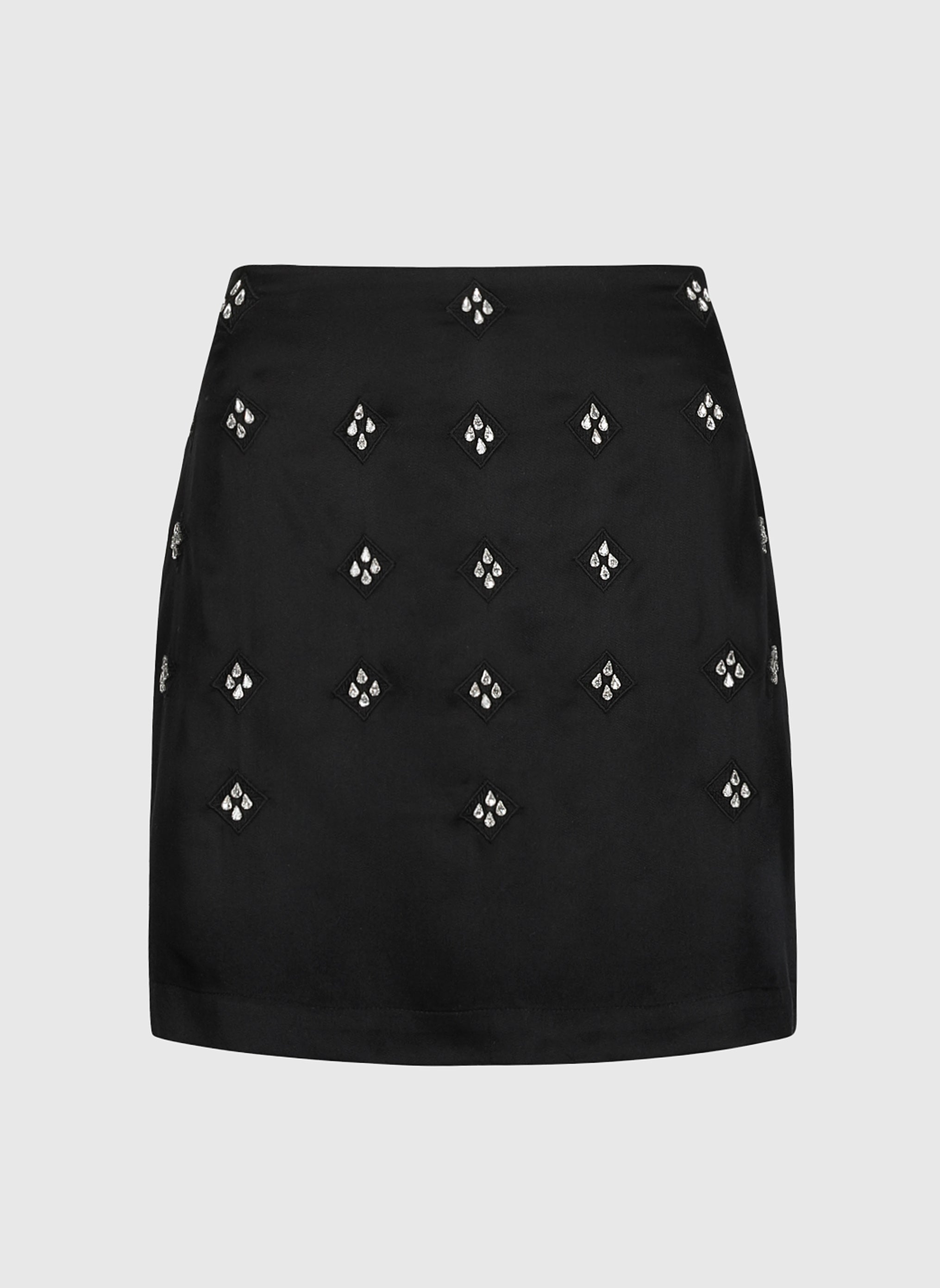 ROWEL FALDA CORTA negro