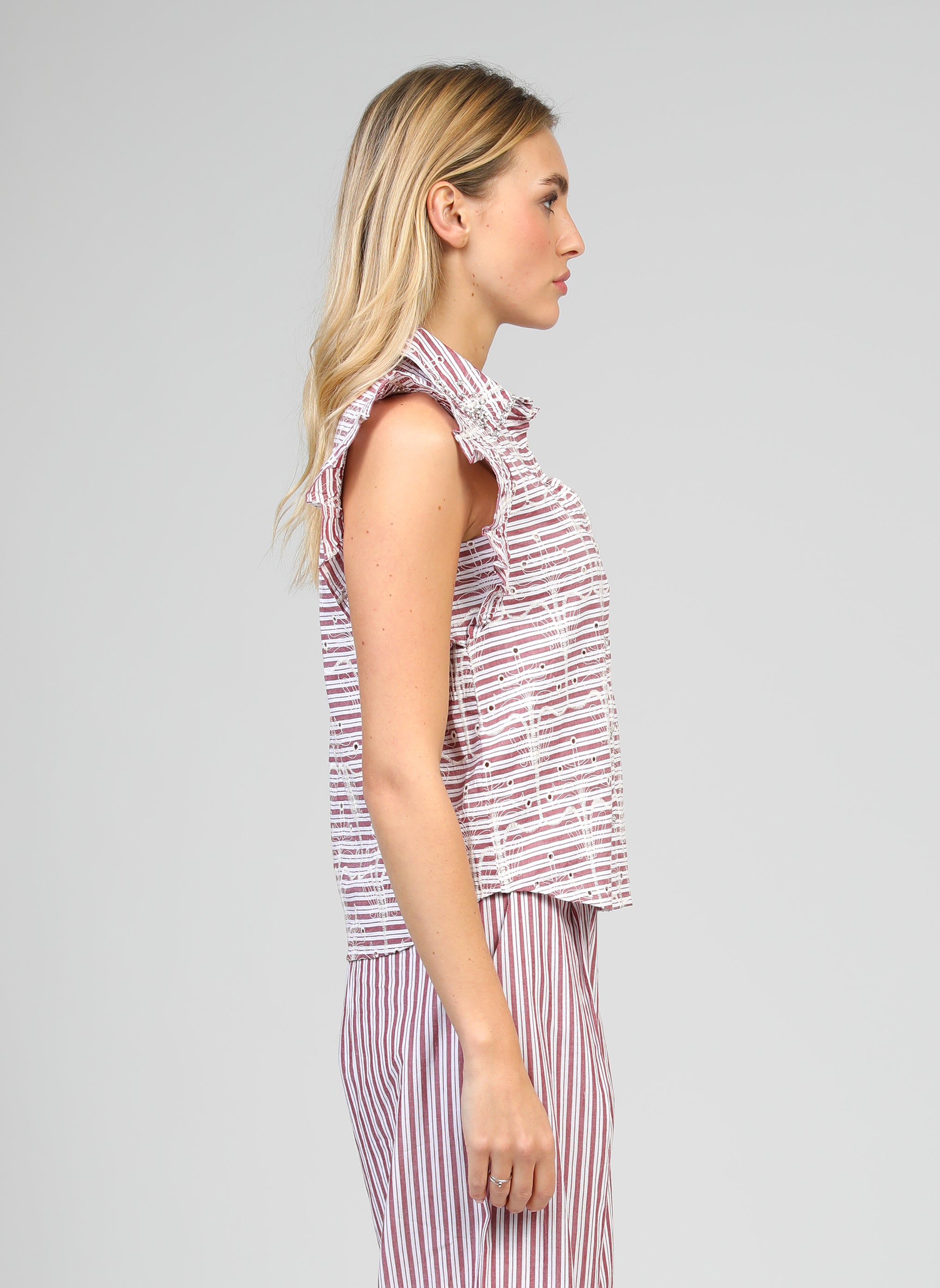 CHEMISE SENALY rouge