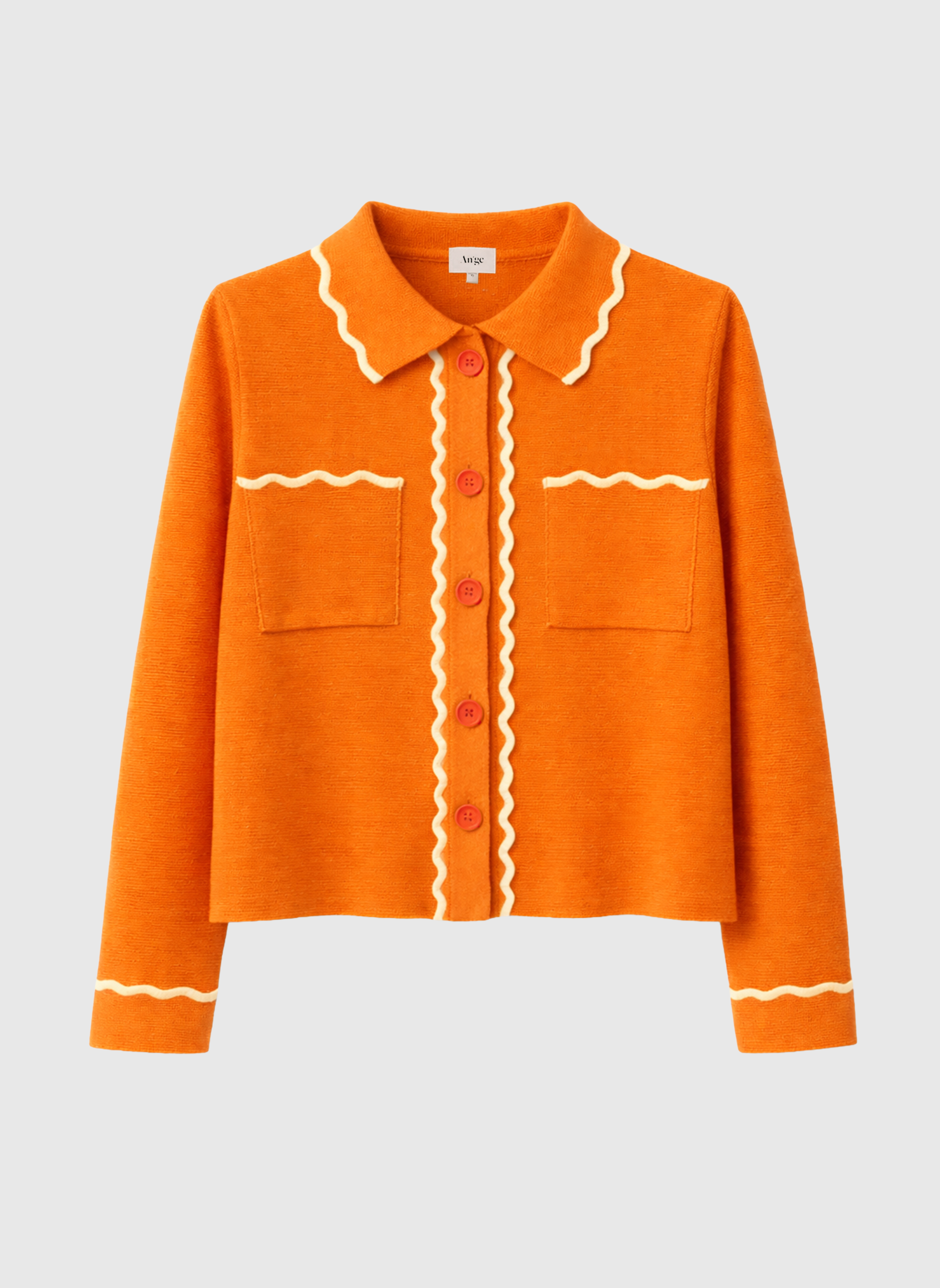 GILET VALIANO papaye