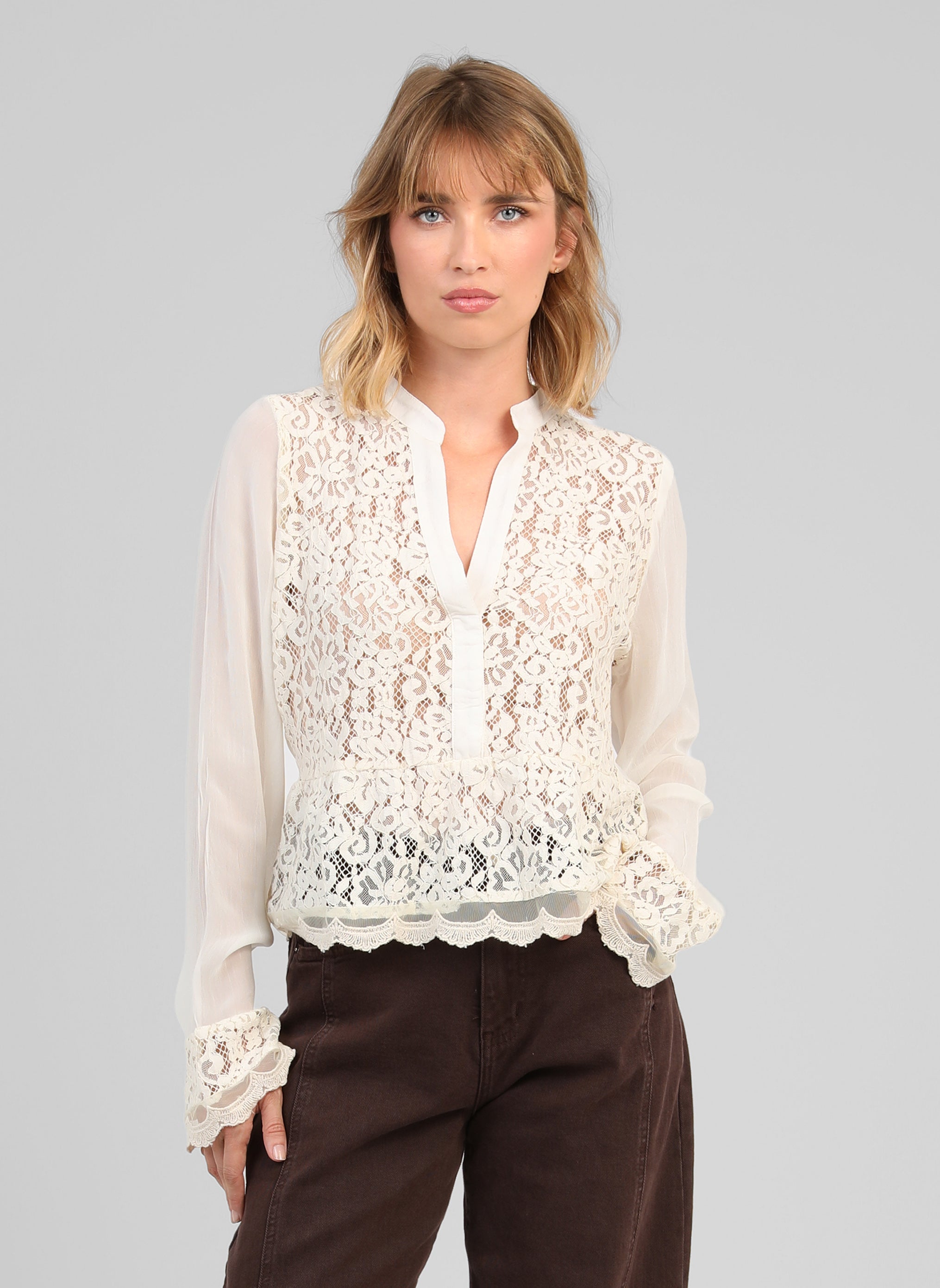 CHEMISE SALAMA ecru