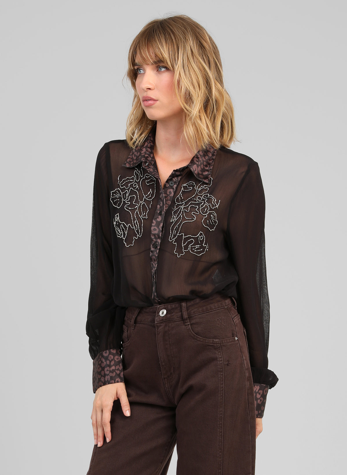 CHEMISE SALAMBA noir