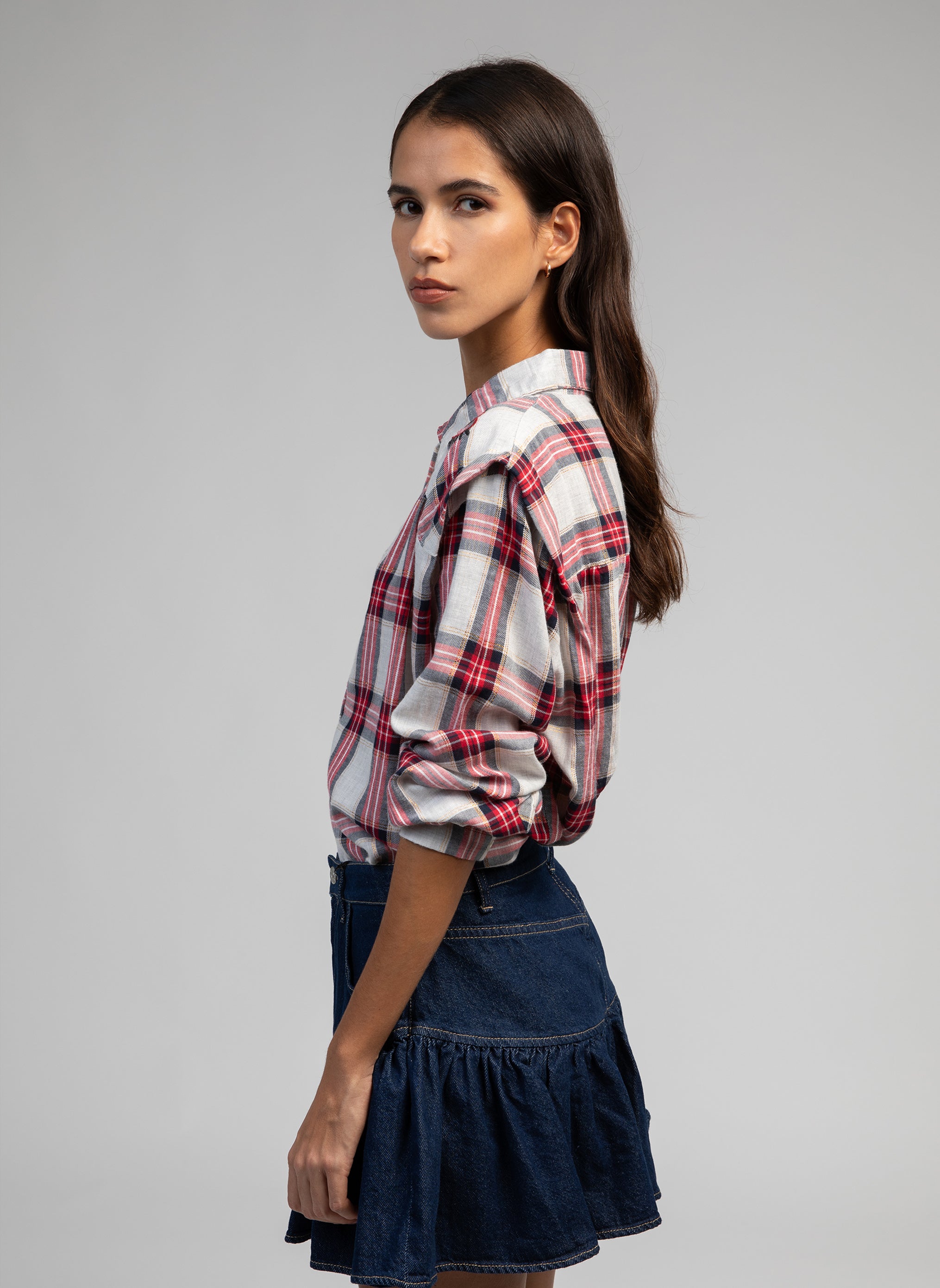 CHEMISE SALOMIA rouge