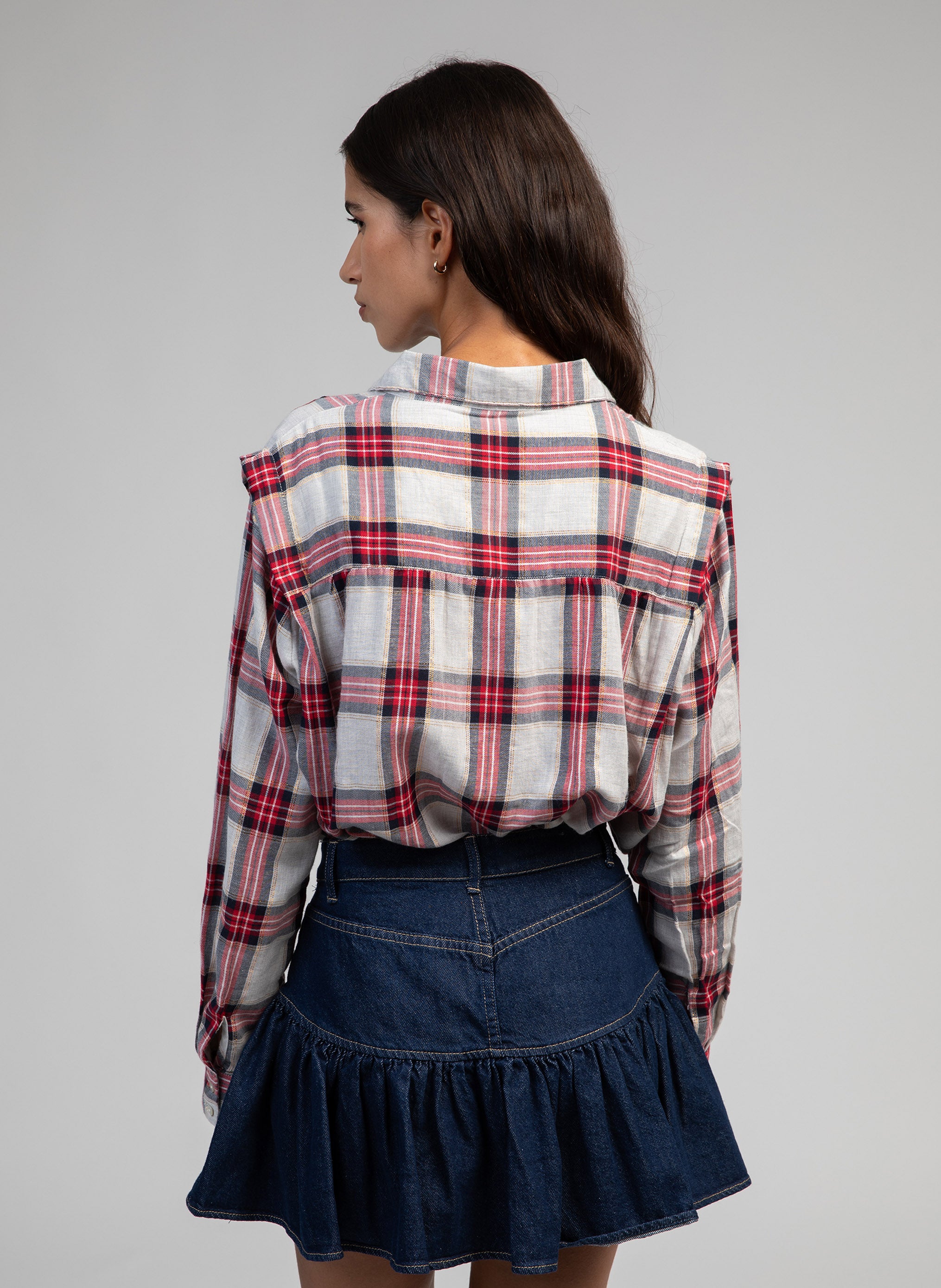 CHEMISE SALOMIA rouge