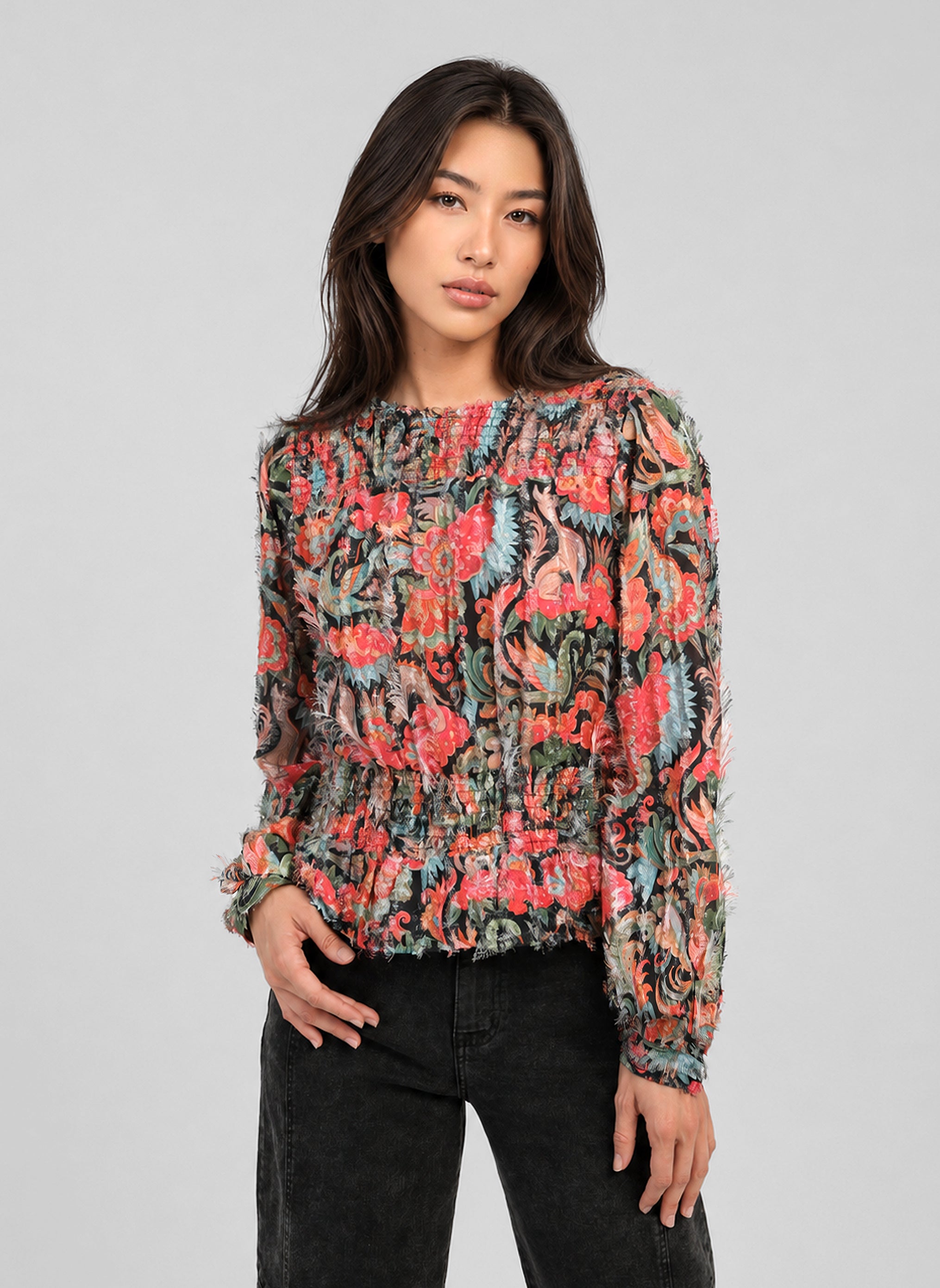 BLOUSE SALVINA pasolina multico