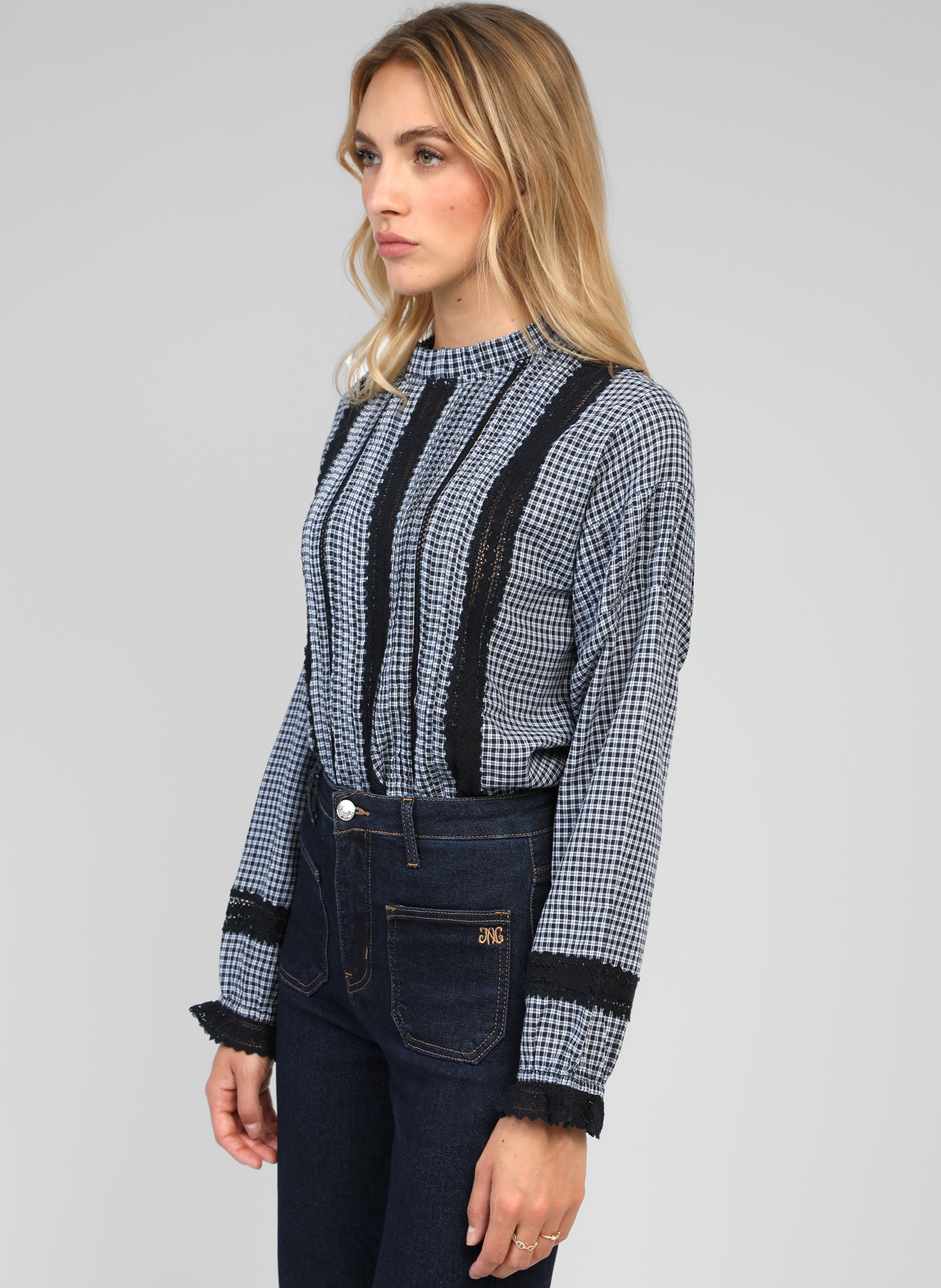 BLOUSE SAMINAY carreaux