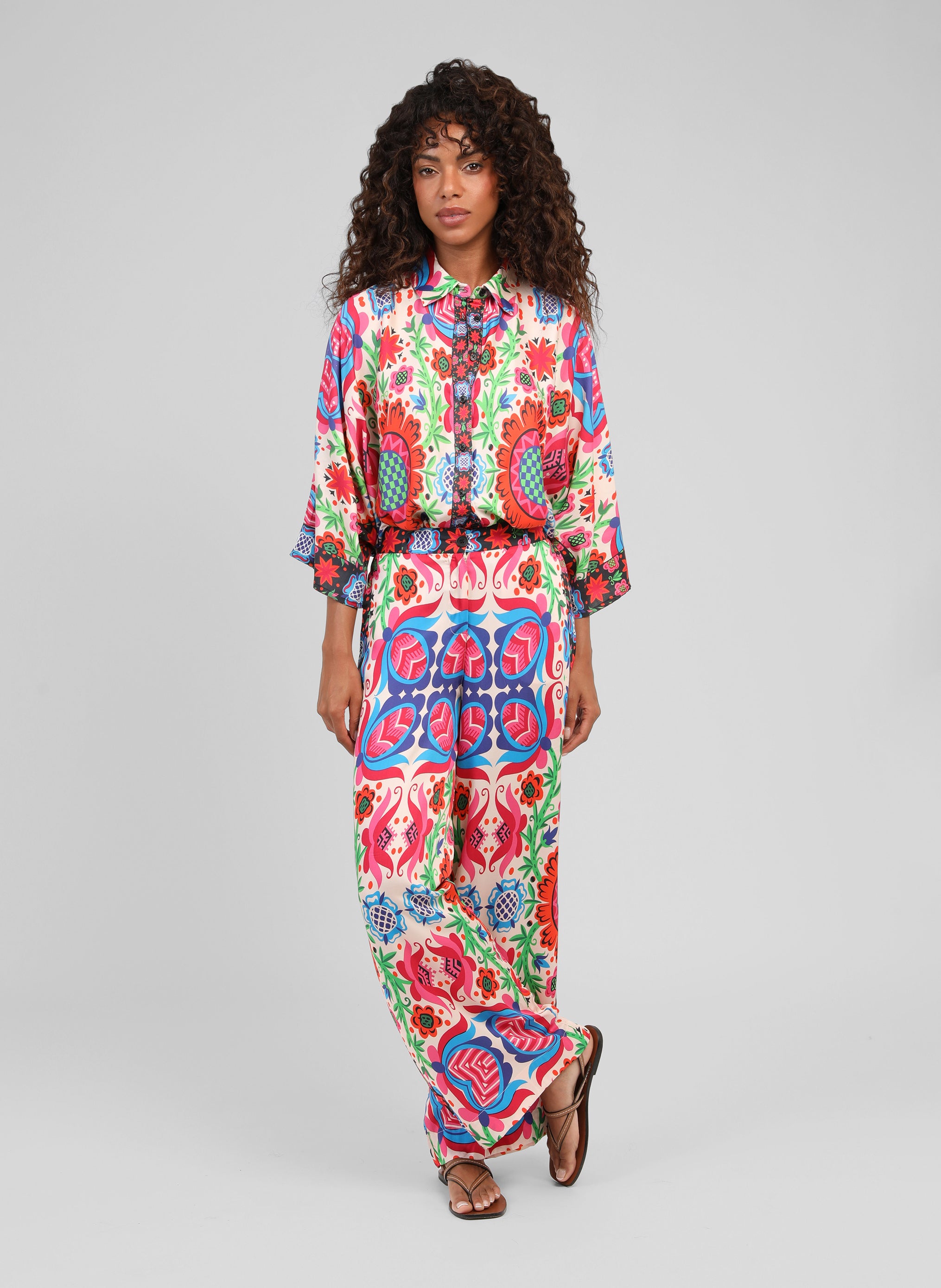 PANTALON ROSSANA illana multico