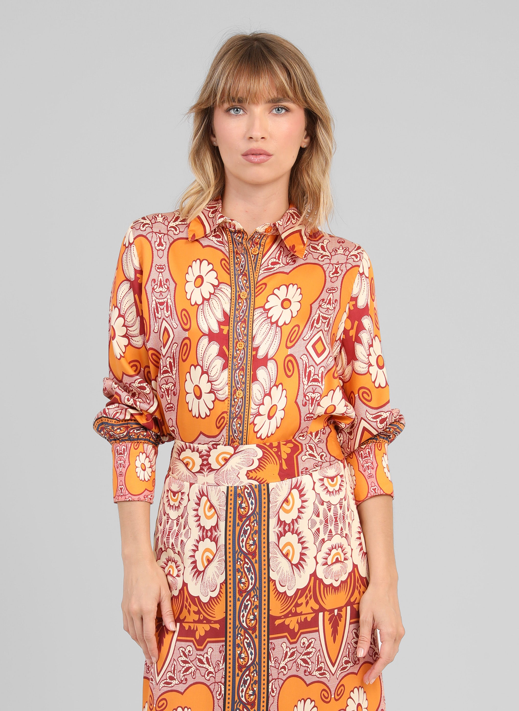CHEMISE SARILANA vitali orange