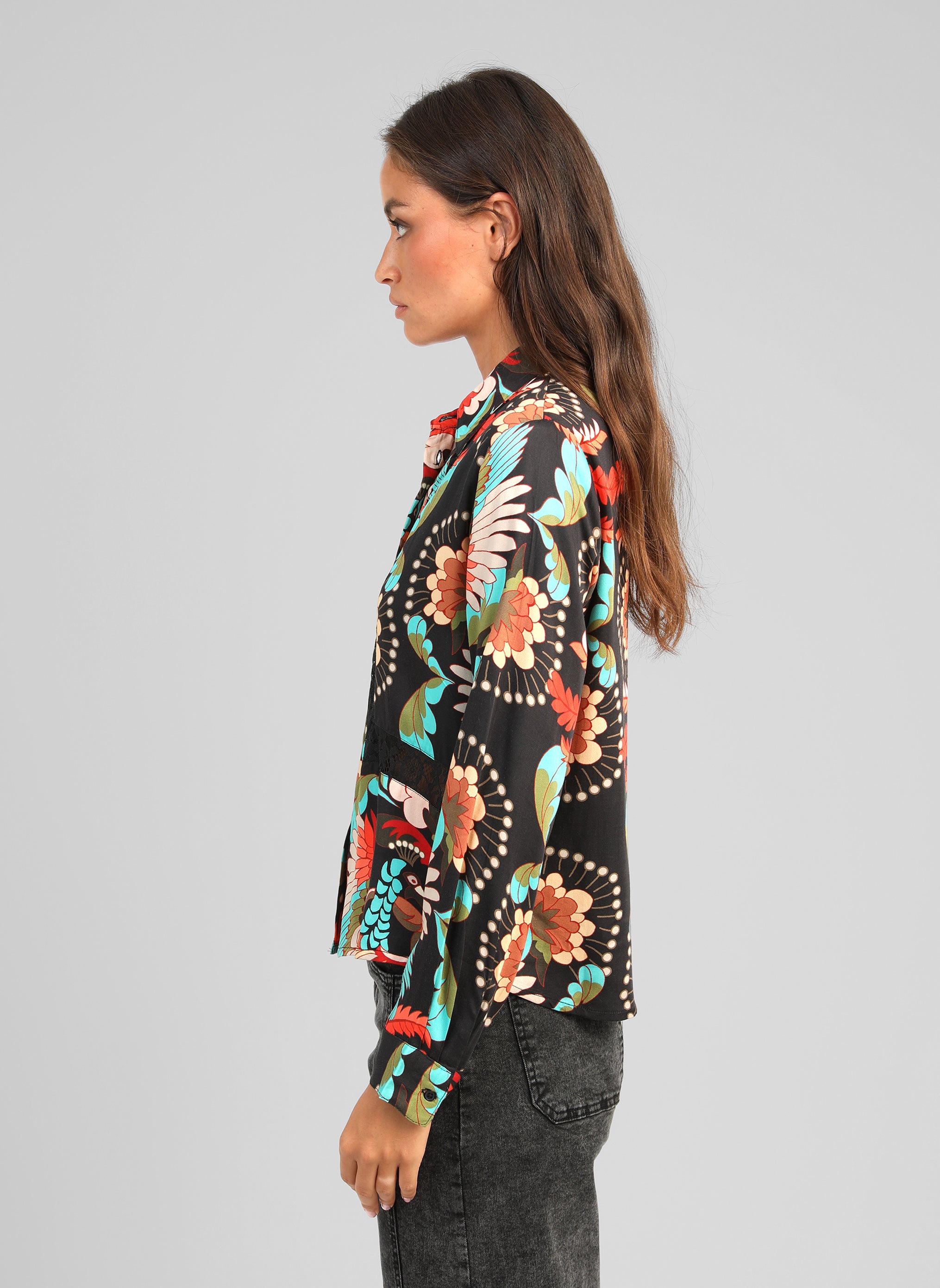 CHEMISE SARLANA fanyla noir